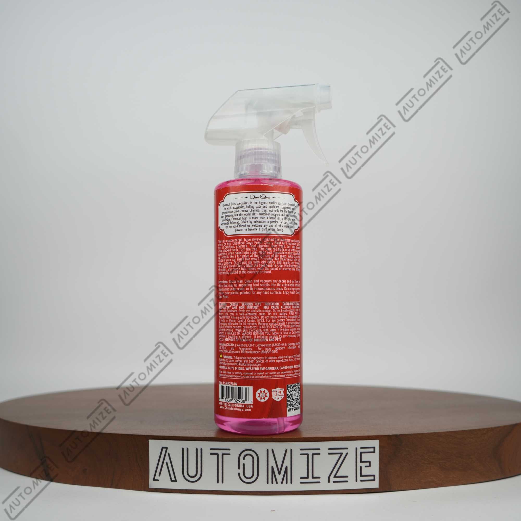 Chemical Guys Fresh Cherry Blast Air freshener and Odor Eliminator (473ml)