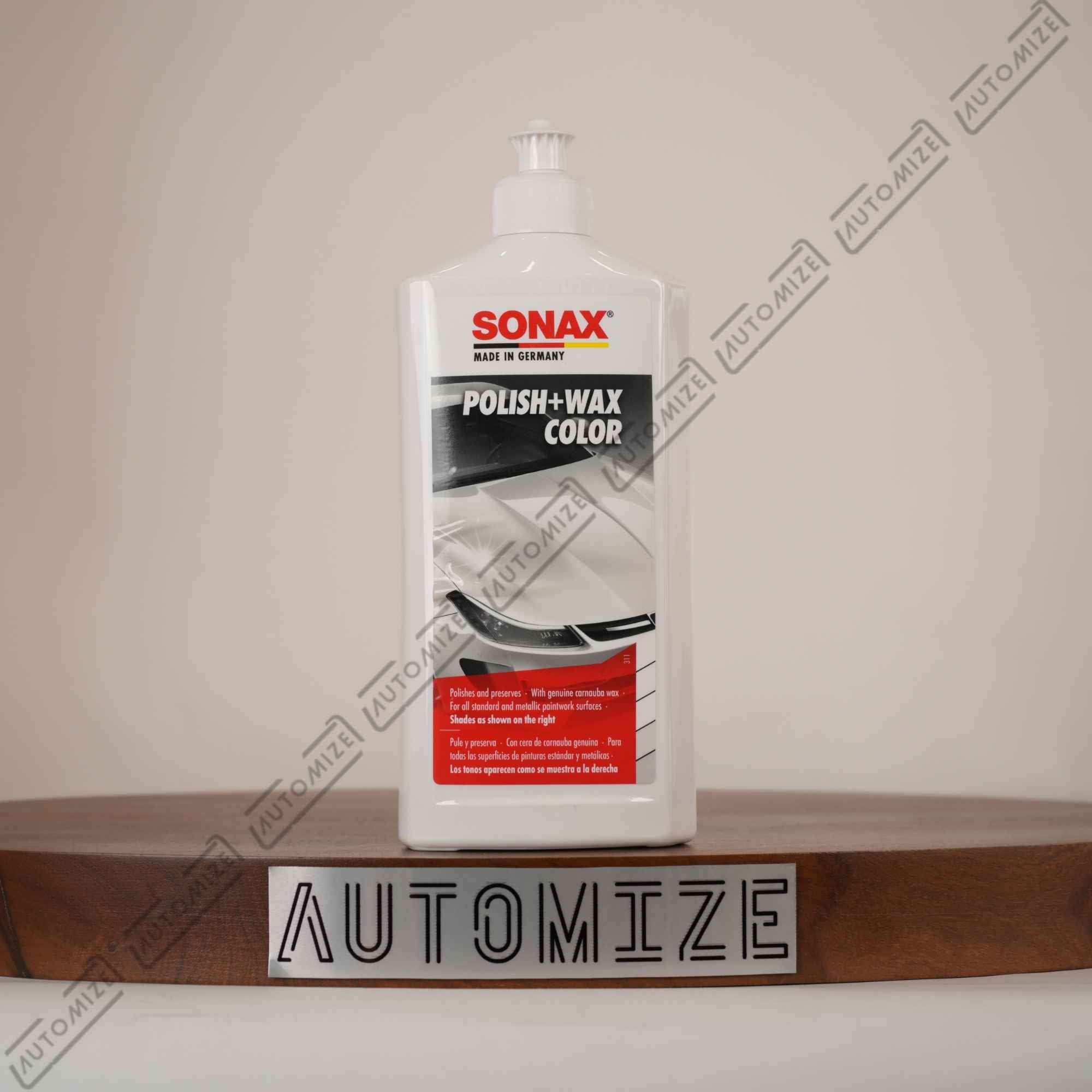 Sonax Polish + Wax Colour - White (500ml)