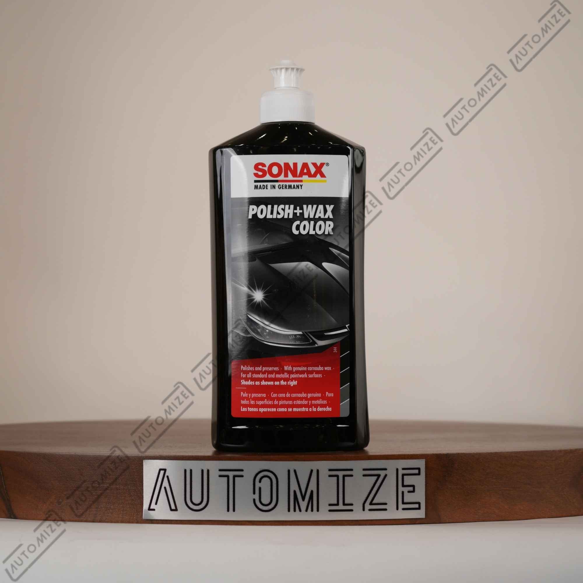 Sonax Polish + Wax Colour - Black (500ml)