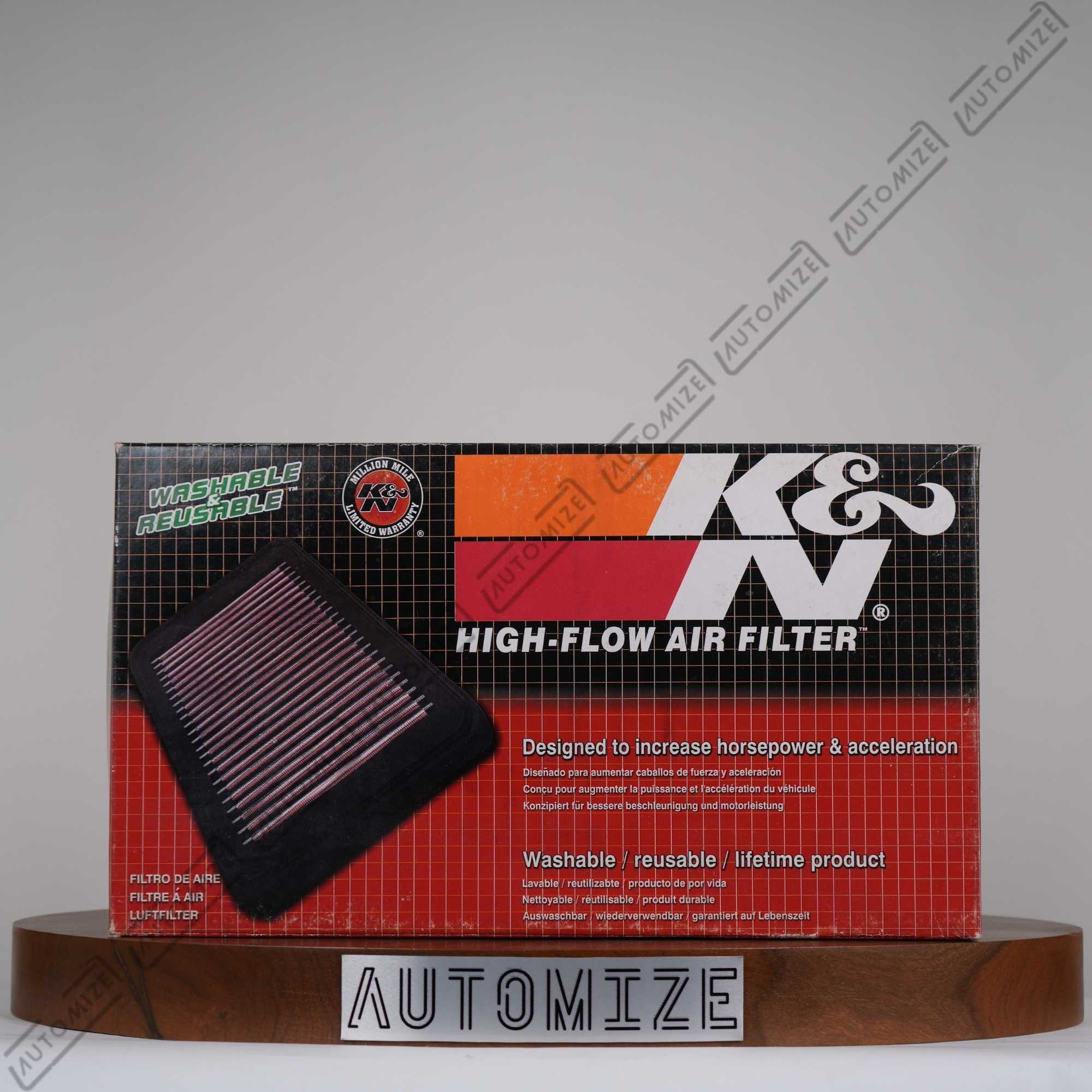 K&N High Flow Air Filter Washable and Reusable 33-3030
