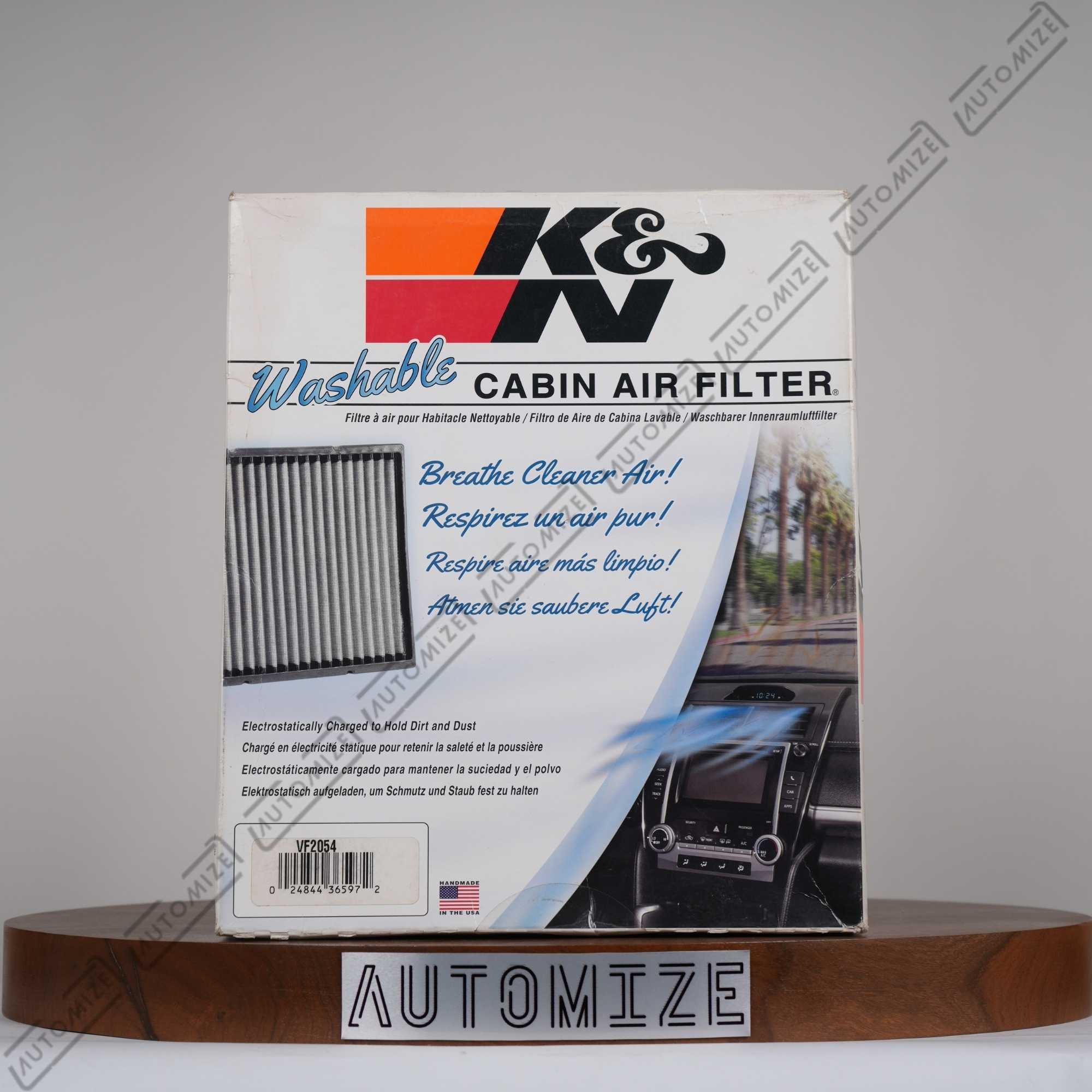 K&N Washable Cabin Air Filter VF2054