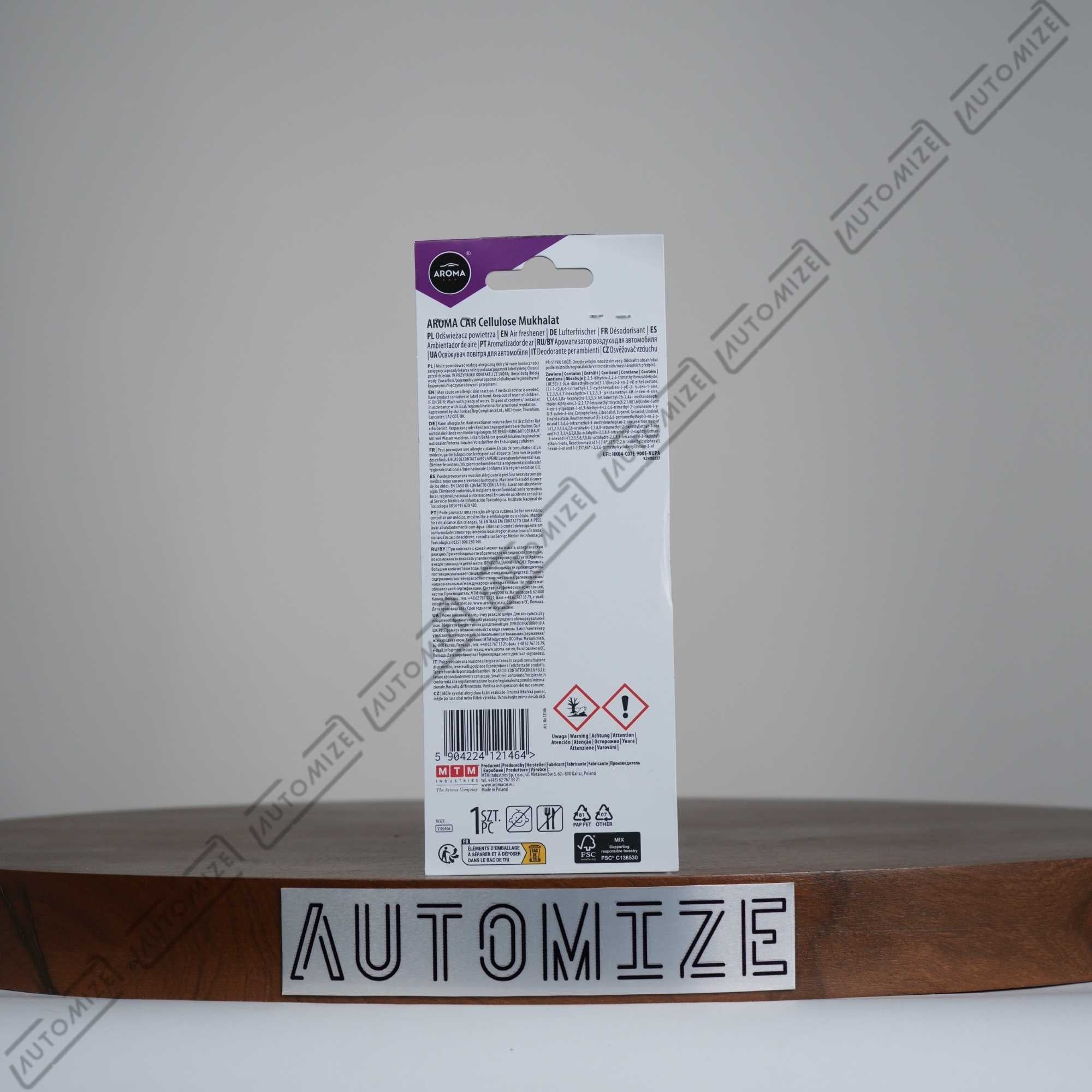 Aroma Car Air Freshener Geo - Mukhalat