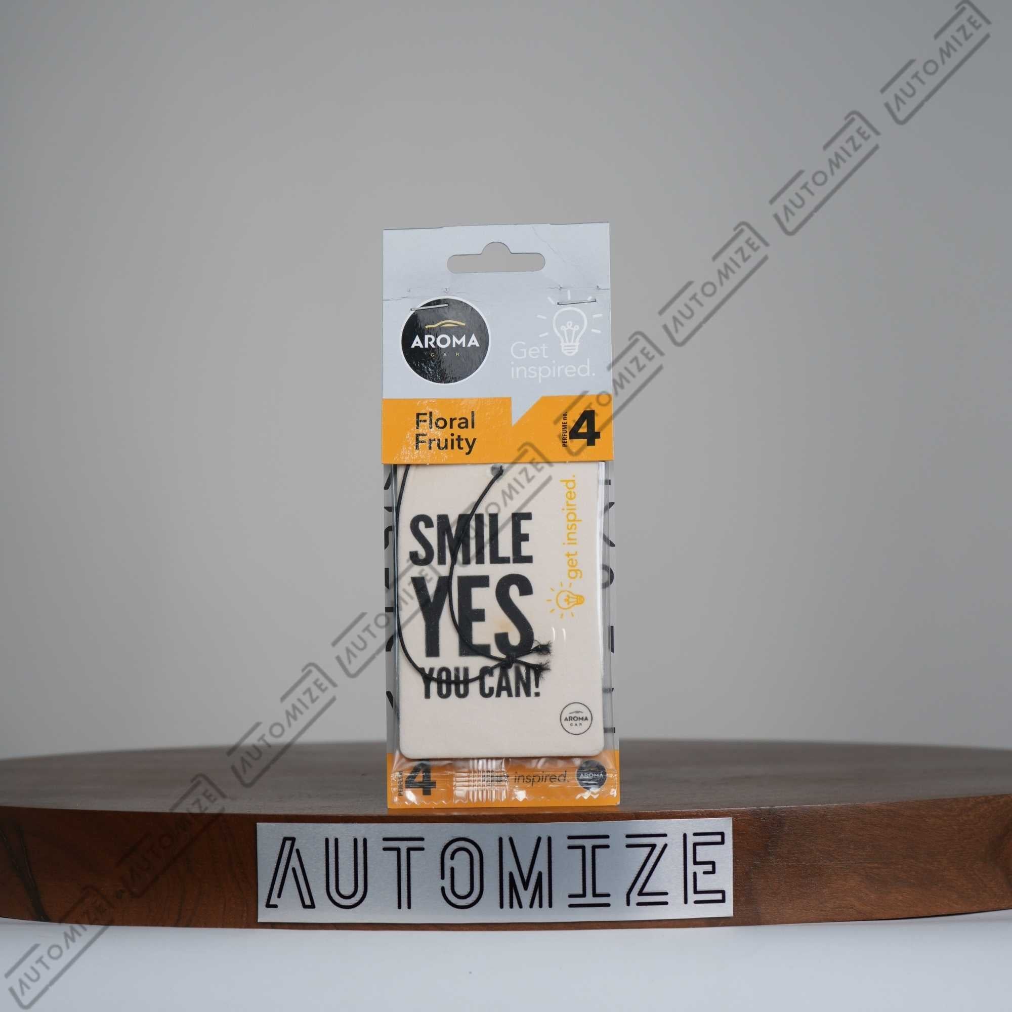 Aroma Car Air Freshener Get Inspired - Floral Fruity