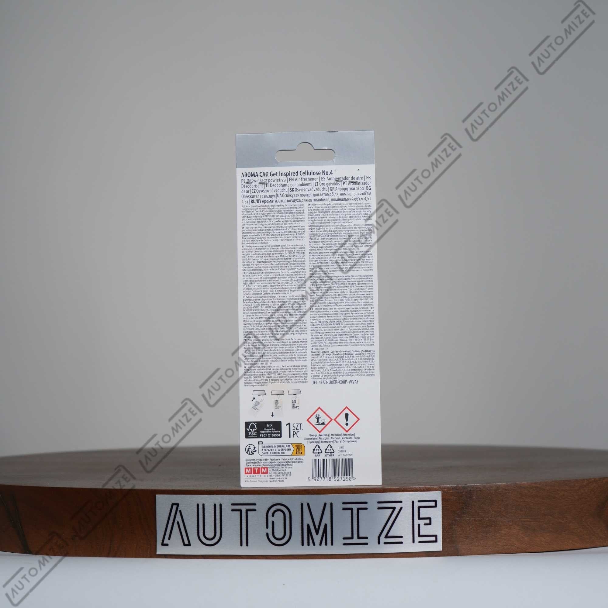 Aroma Car Air Freshener Get Inspired - Floral Fruity