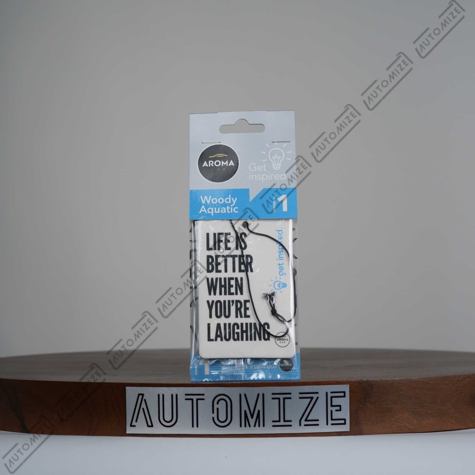 Aroma Car Air Freshener Get Inspired - Woody Aquatic