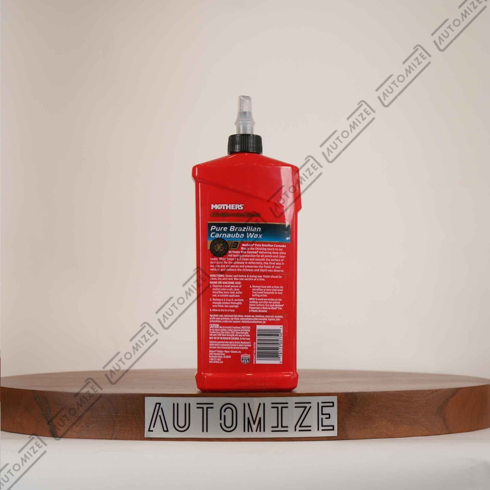 Mothers Pure Brazilian Carnauba Wax Ultimate Wax System Step 3 (473ml)