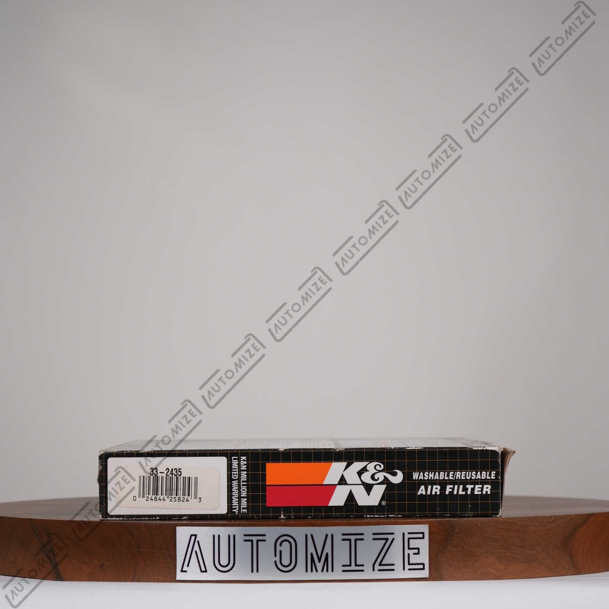 K&N High Flow Air Filter Washable and Reusable 33-2435