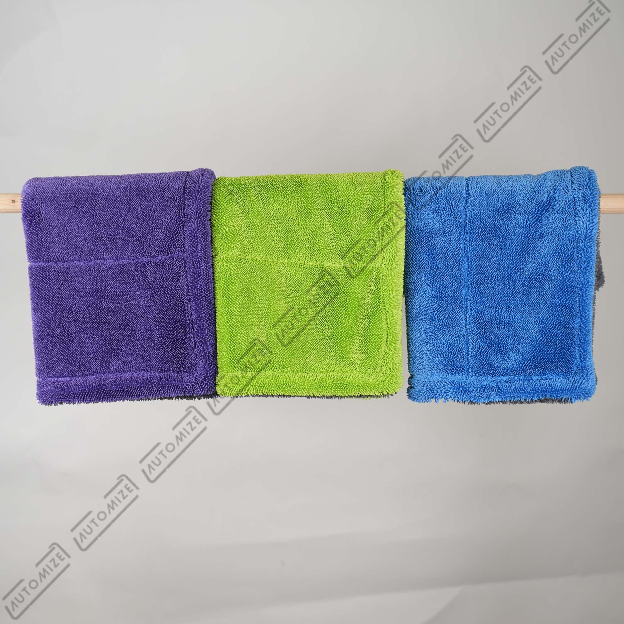 Automize Detailing Ultra Premium 1200 GSM Twisted Loop Double Sided Drying Towel 40*40