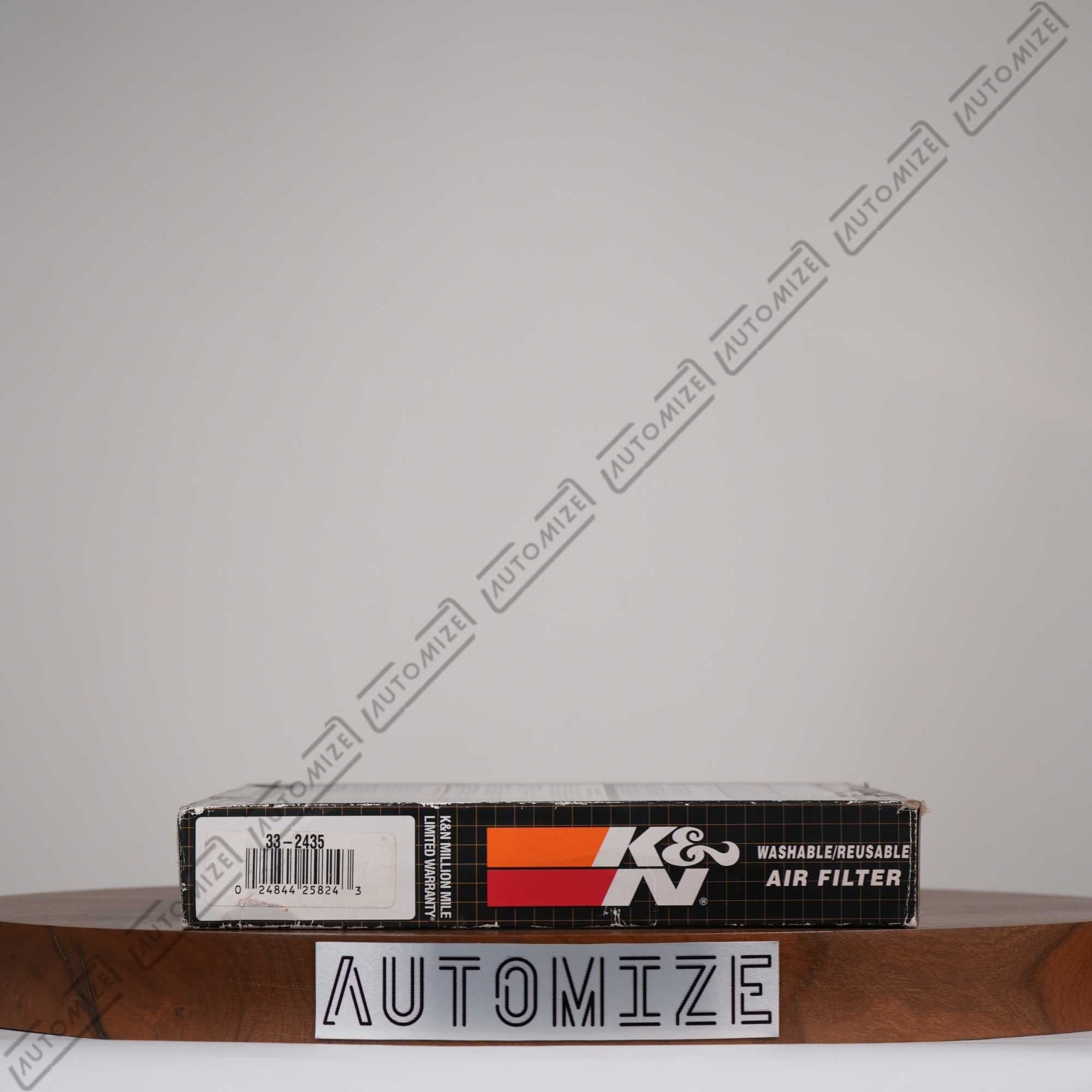 K&N High Flow Air Filter Washable and Reusable 33-2435