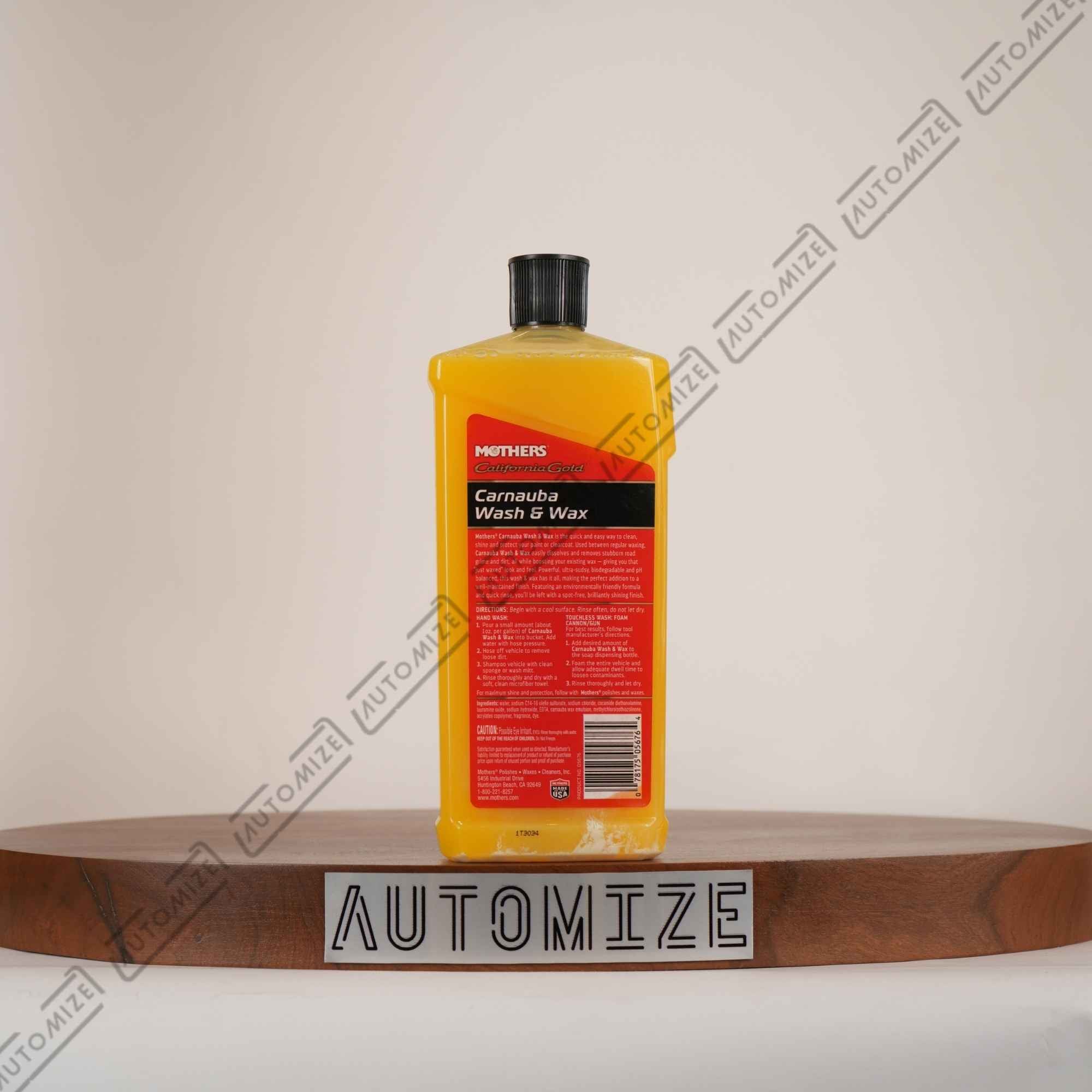 Mothers Carnauba Wash and Wax (473ml)