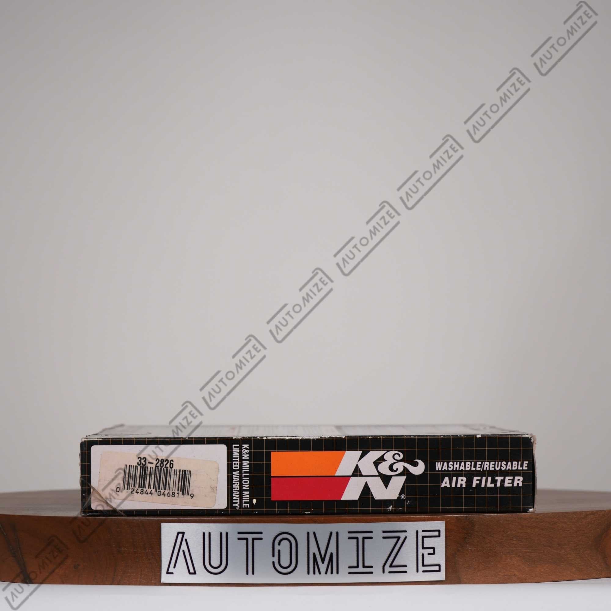 K&N High Flow Air Filter Washable and Reusable 33-2826