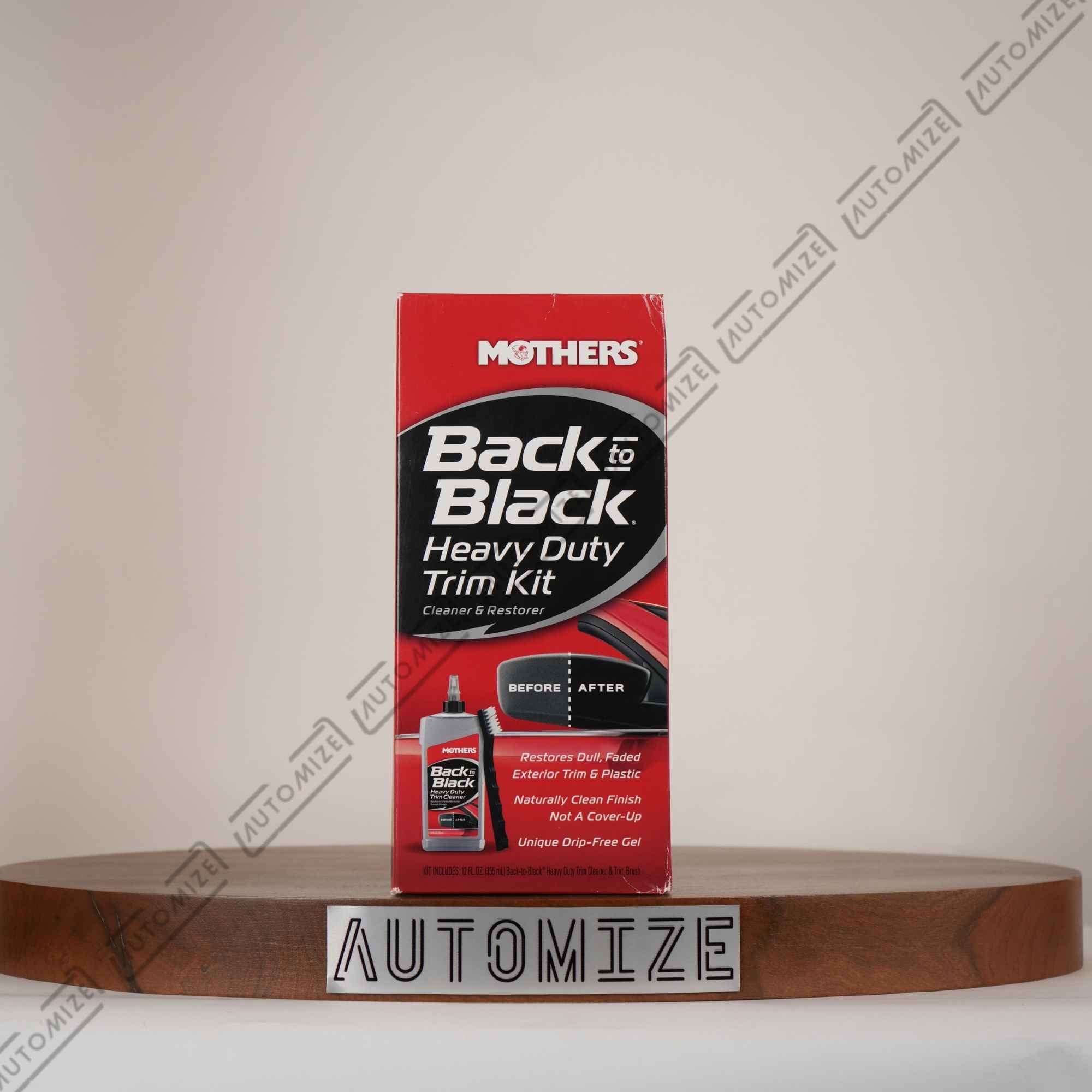 Mothers Back to Black Heavy Duty Trim Kit