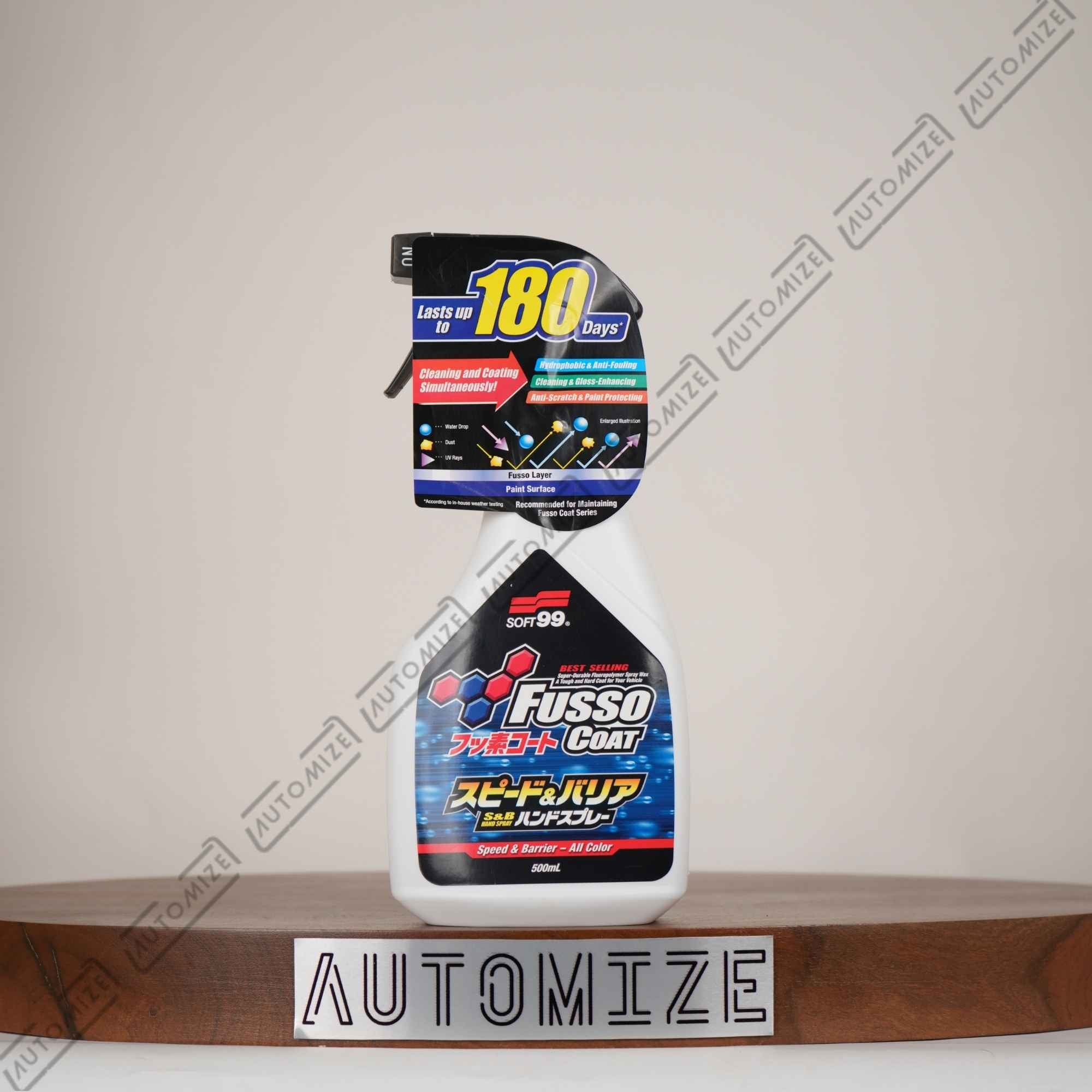 Soft99 Fusso Coat Speed and Barrier Spray (500ml)