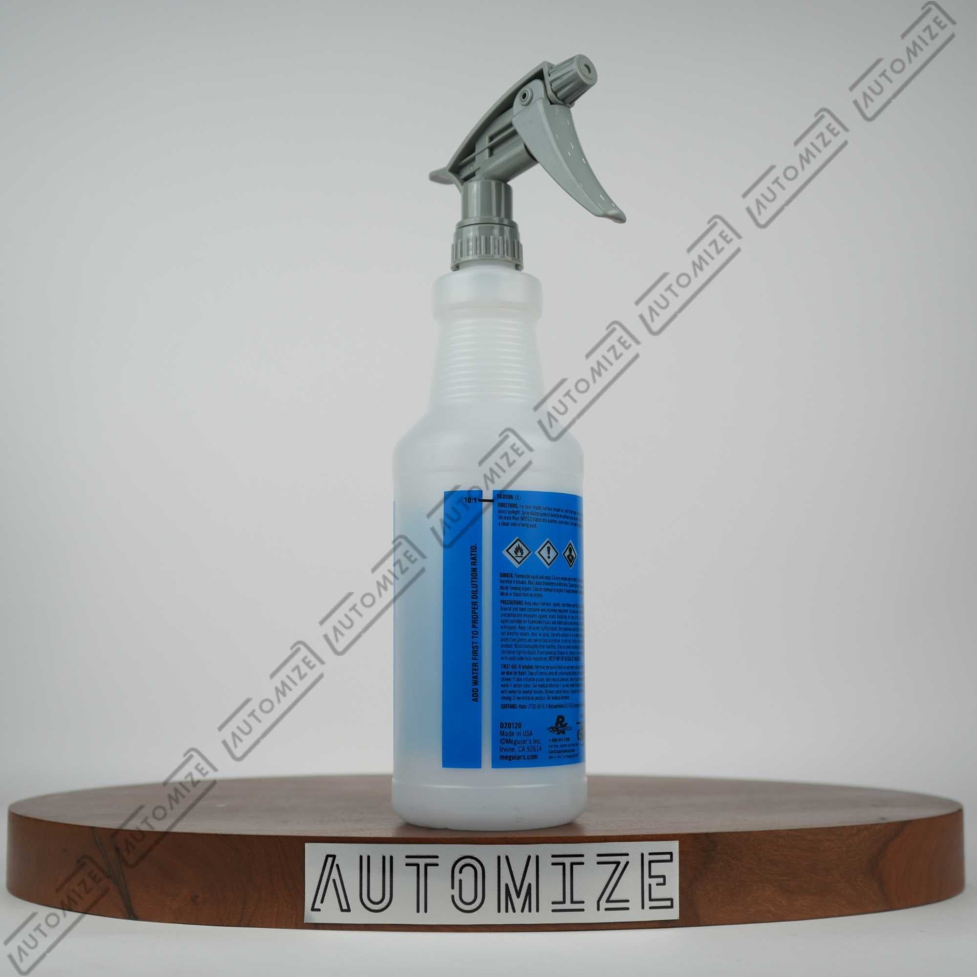 Meguiar's Glass Cleaner Concentrate Detailer Bottle W/ Spray Head