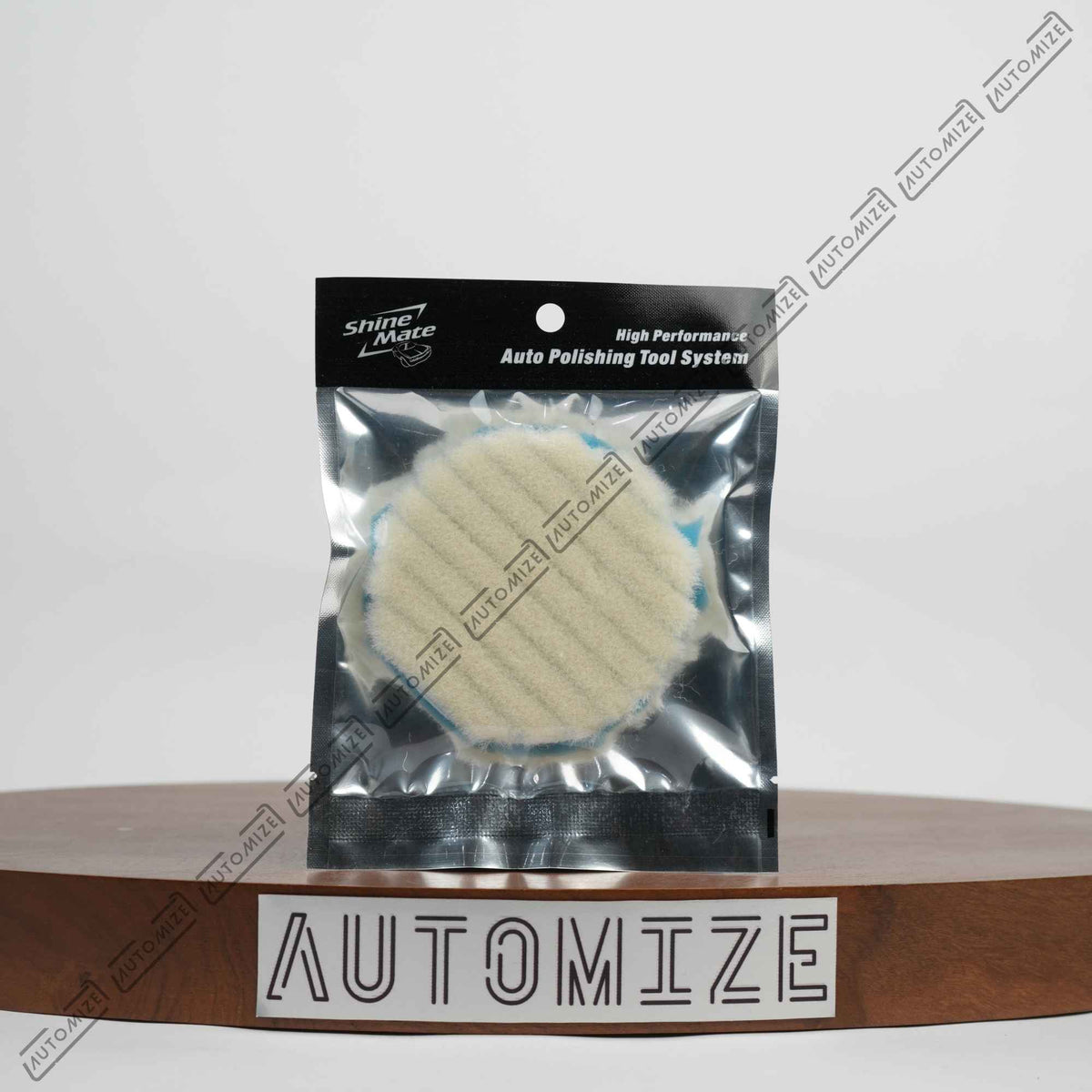Shinemate Short Nap Knitted Wool Pad W/ Foam Interface
