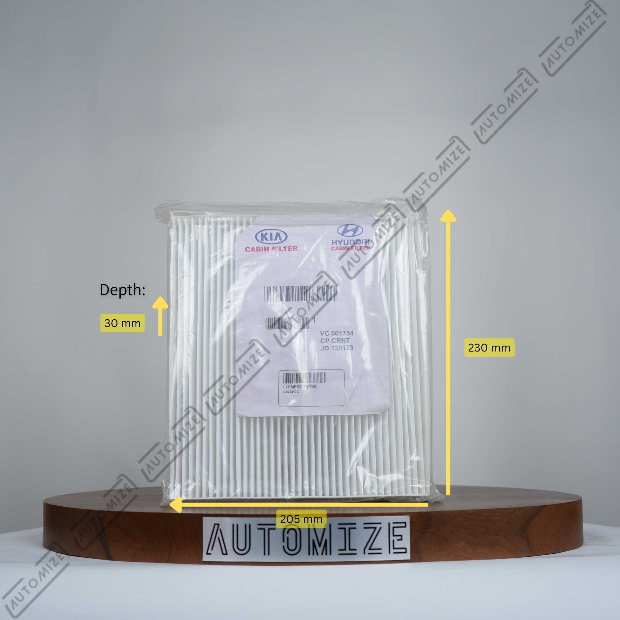 Hyundai Genuine Parts Cabin filter 97133-L1000 - Automize.pk