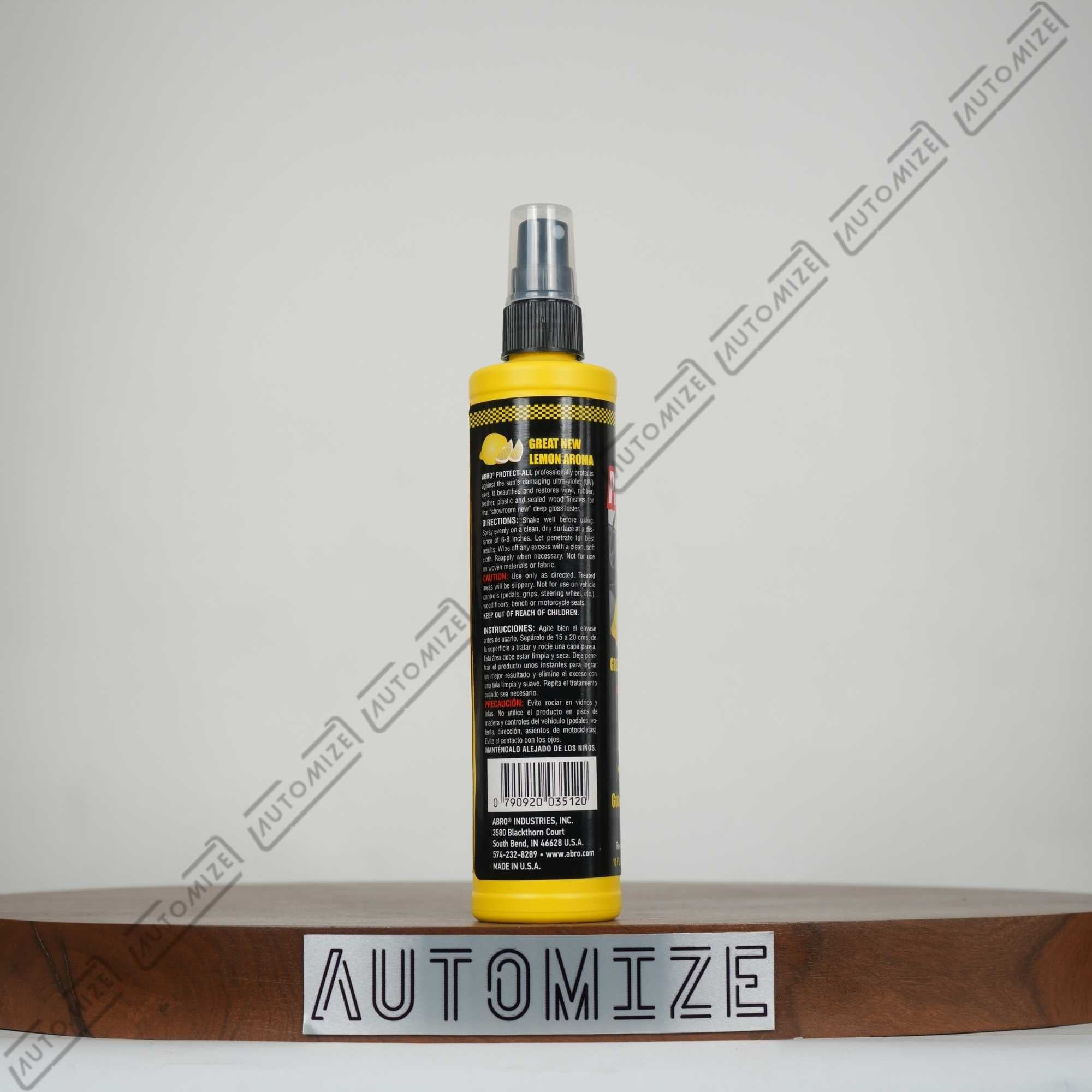 ABRO Dashboard Protect-All Lemon Aroma (296ml)