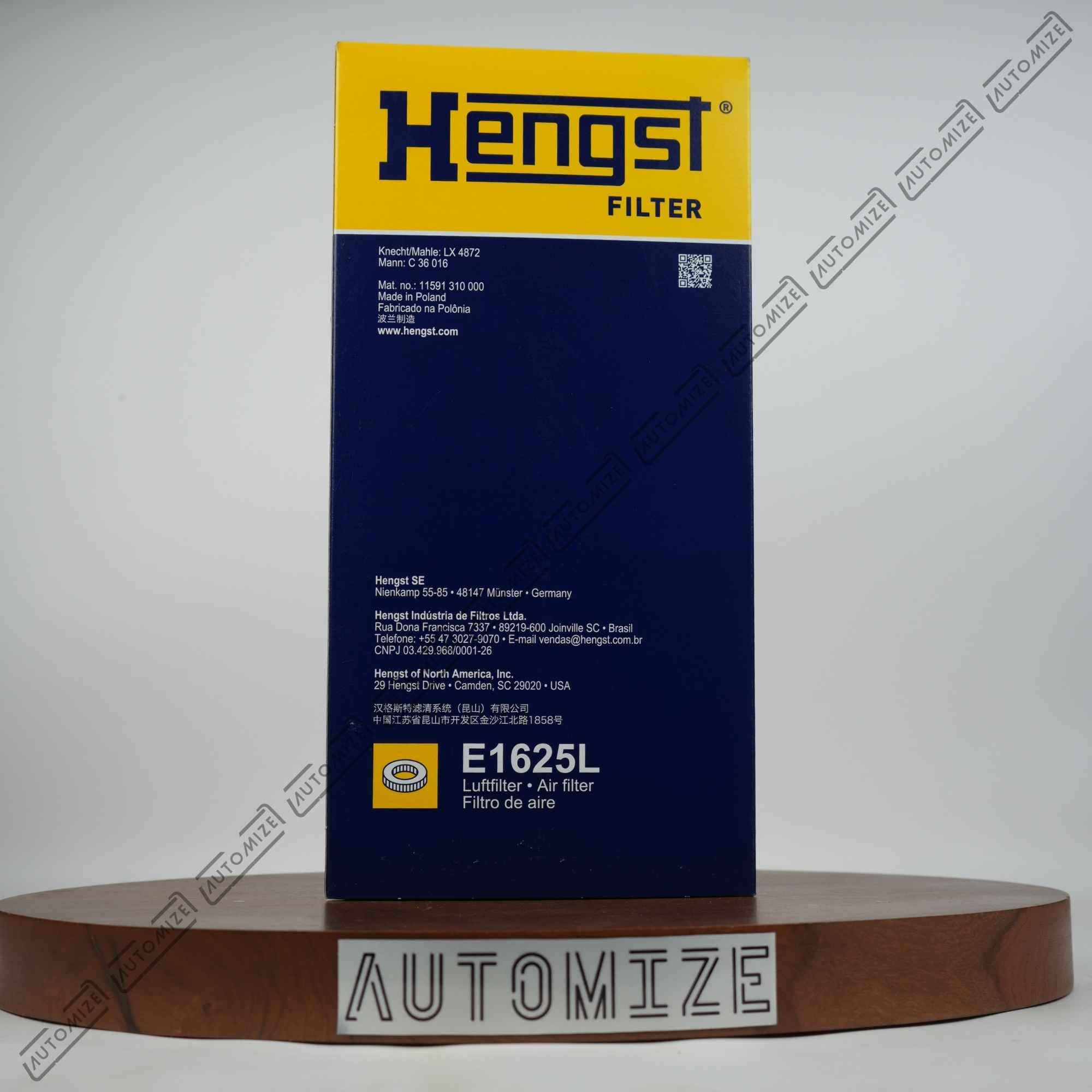 Hengst Air Filter E1625L