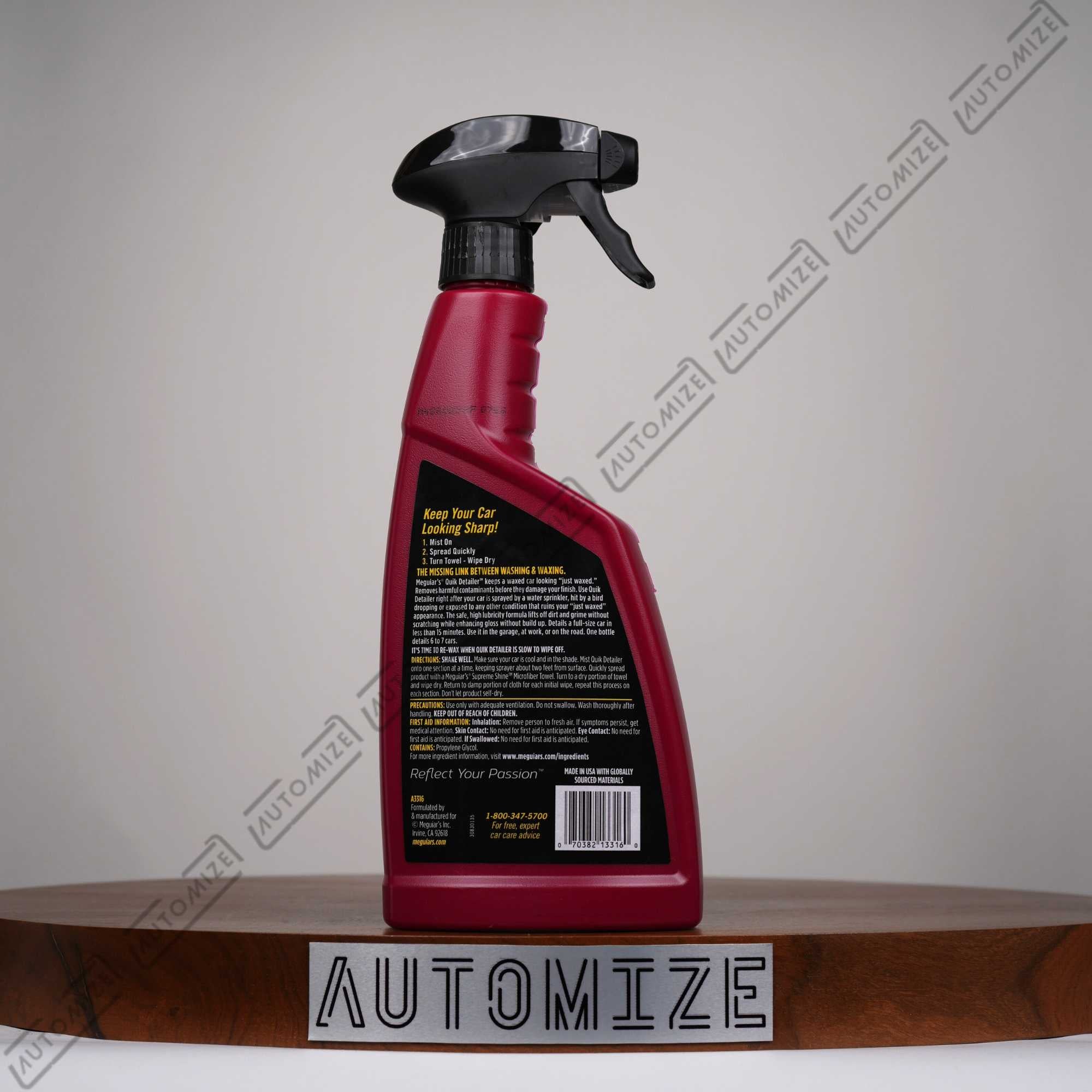 Order Online Meguiar's Quik Detailer Mist & Wipe (473ml) at best price in Pakistan