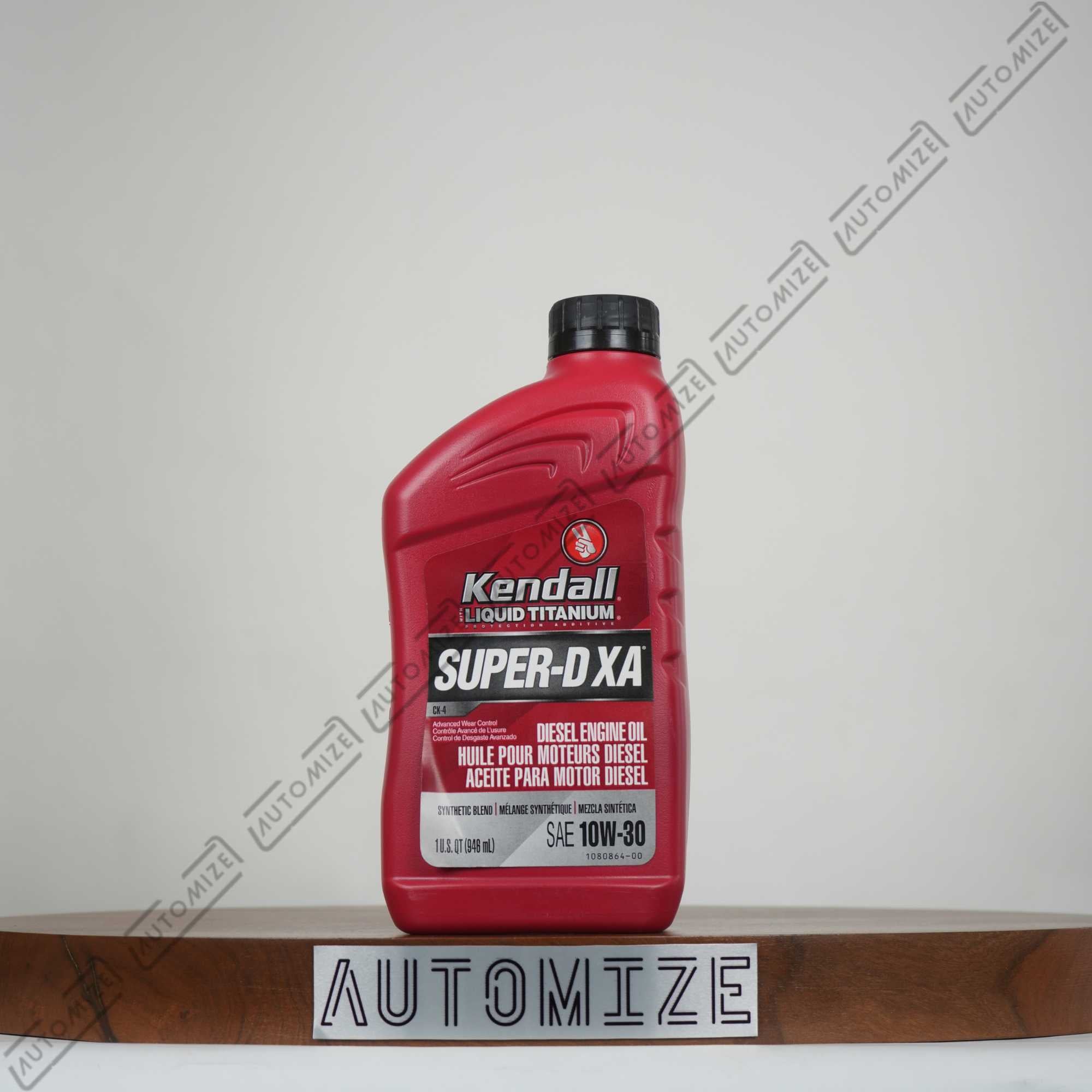 Kendall Liquid Titanium Super-DXA (CK-4) Diesel Engine Oil Synthetic Blend SAE 10W-30