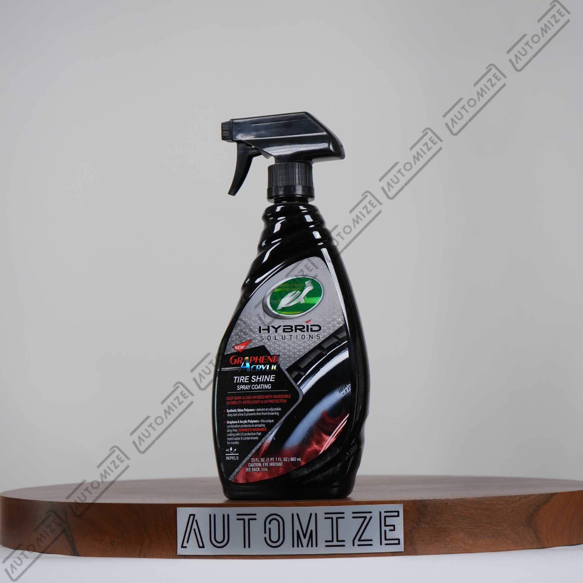Buy Turtle Wax Hybrid Solutions Graphene Acrylic Tire Shine Spray Coating (680ml) at Automize.pk