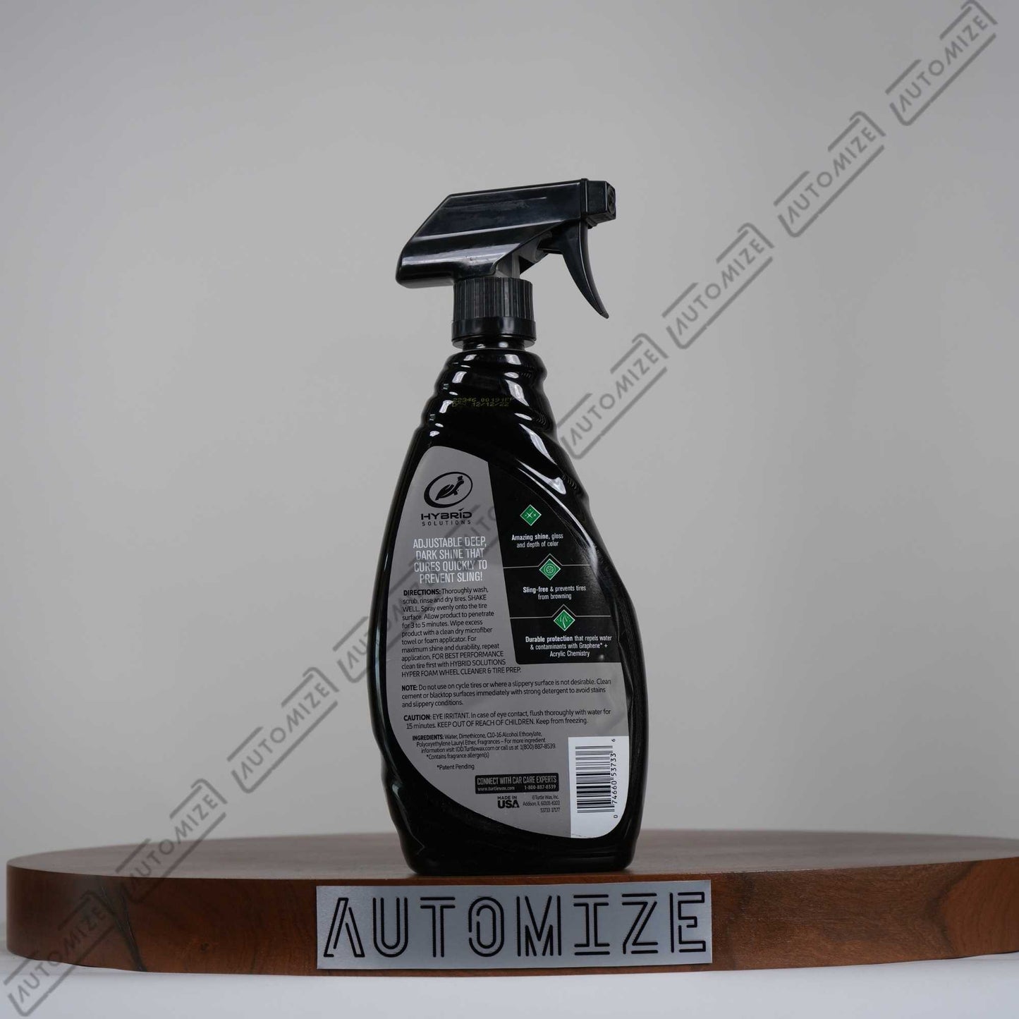 Order Online Turtle Wax Hybrid Solutions Graphene Acrylic Tire Shine Spray Coating (680ml) at best price in Pakistan