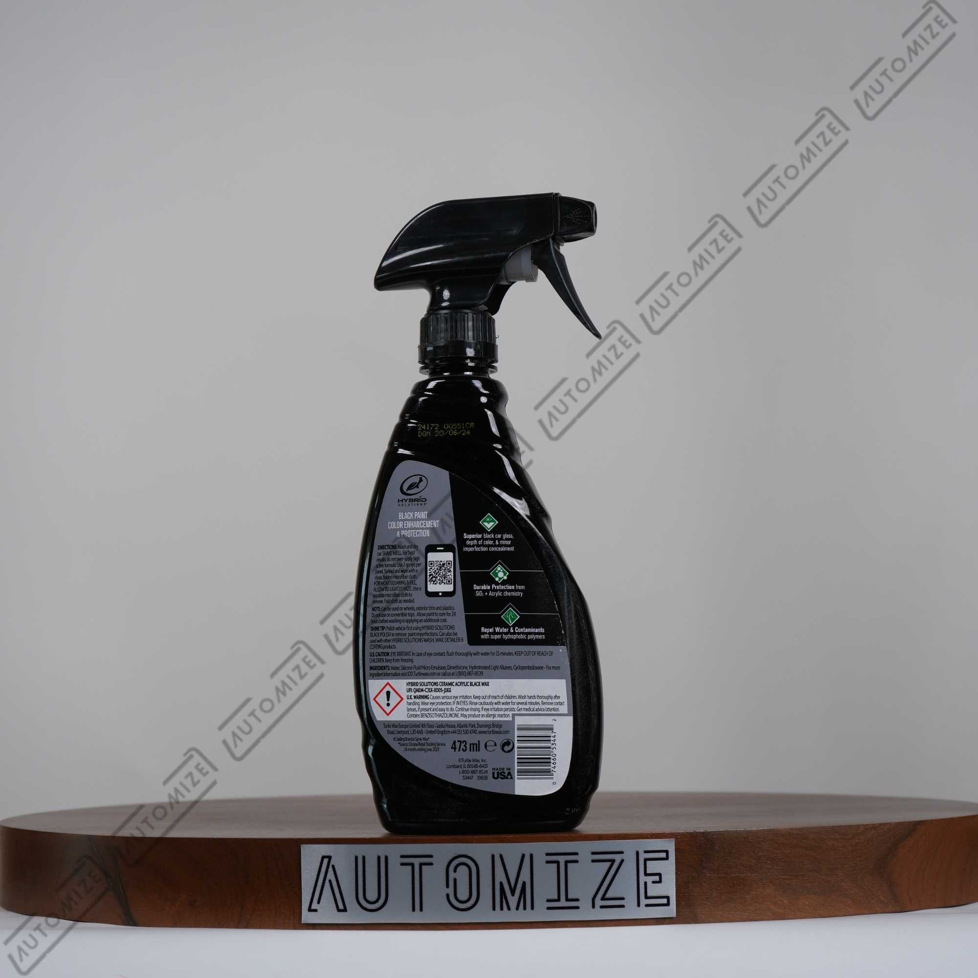 Order Online Turtle Wax Hybrid Solutions Ceramic Acrylic Black Wax (473ml) at best price in Pakistan