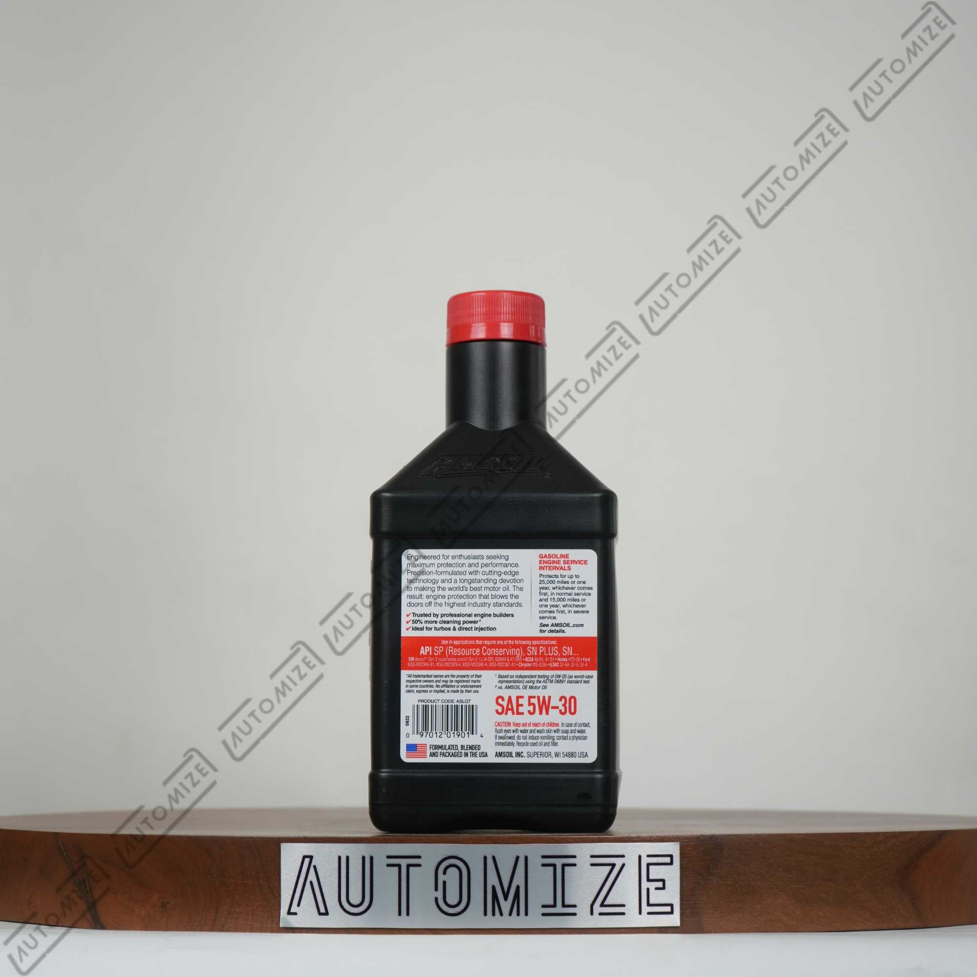 Amsoil 100% Synthetic Motor Oil SAE 5W-30 Signature Series