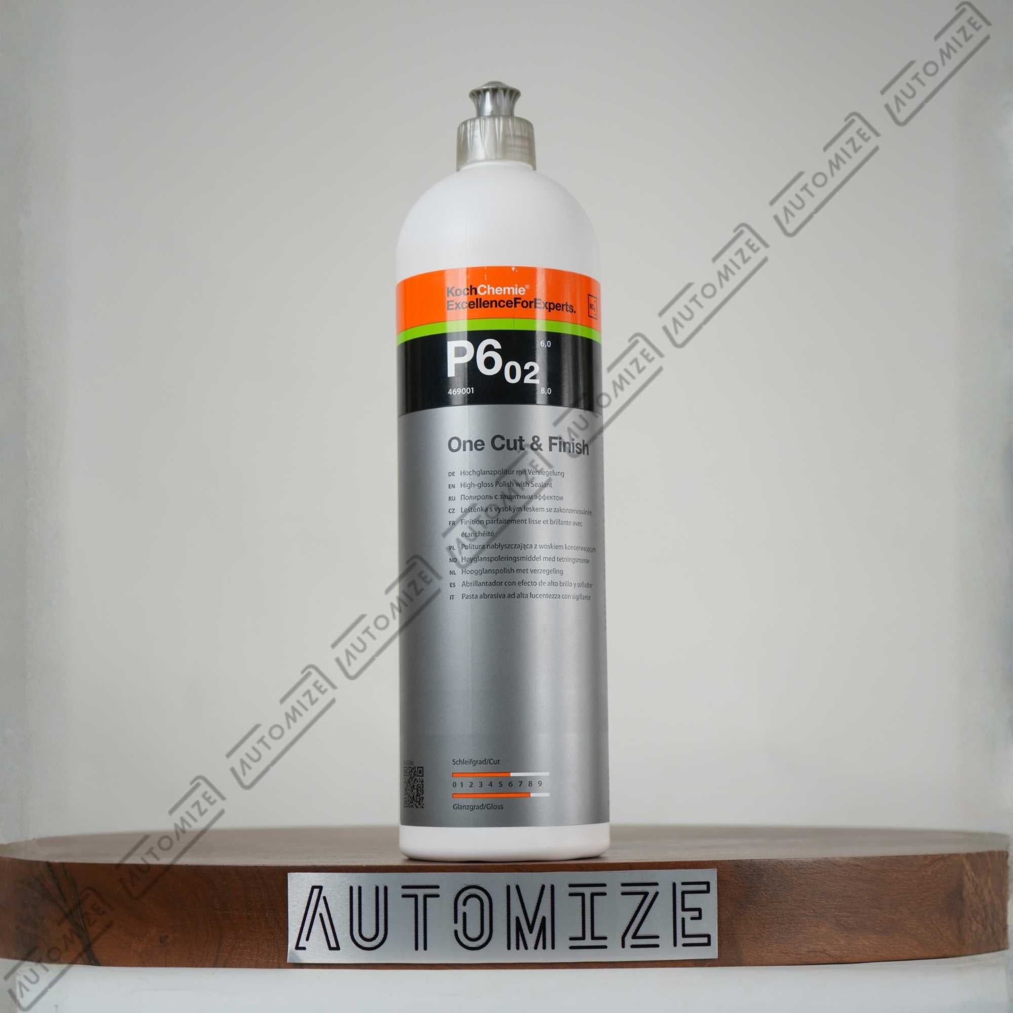 Koch Chemie P602 One Cut and Finish High Gloss Polish w/ Sealant (1Ltr)