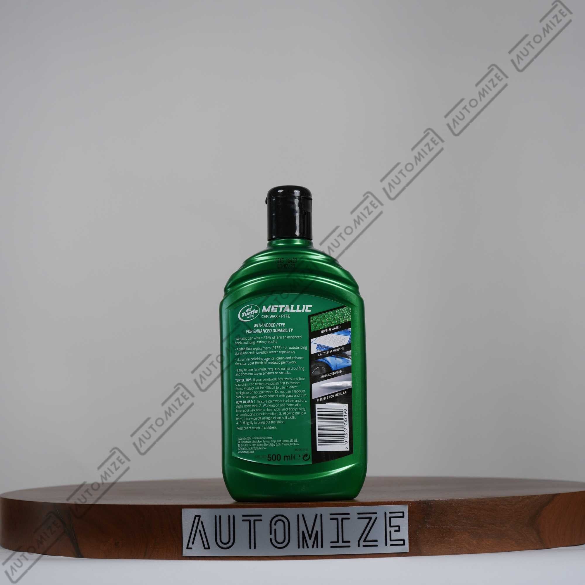 Order Online Turtle Wax Metallic Car Wax + PTFE (500ml) at best price in Pakistan