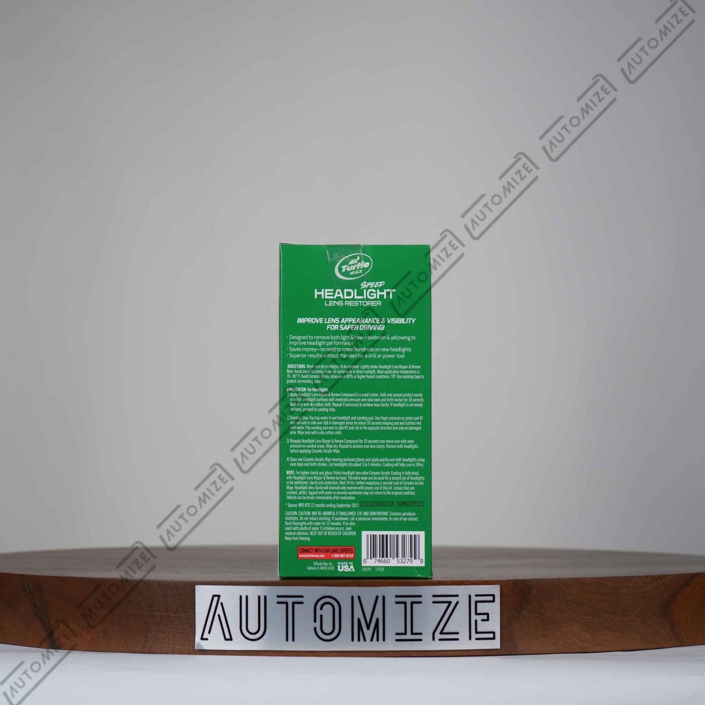 Turtle Wax Headlight Lens Restorer Kit