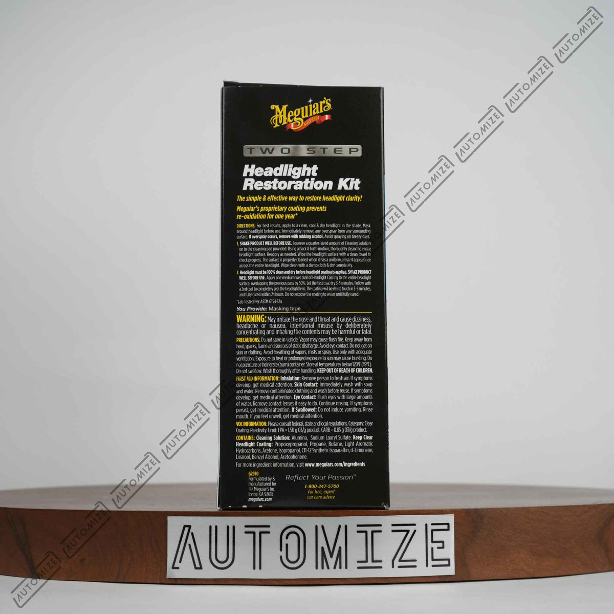 Meguiar's Two Step Headlight Restoration Kit