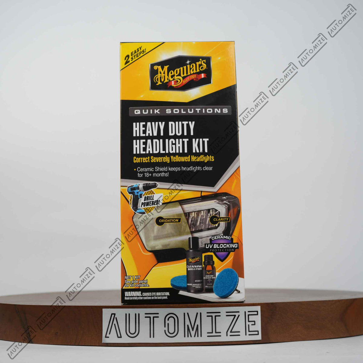 Meguiar's Quik Solutions Heavy Duty Headlight Kit