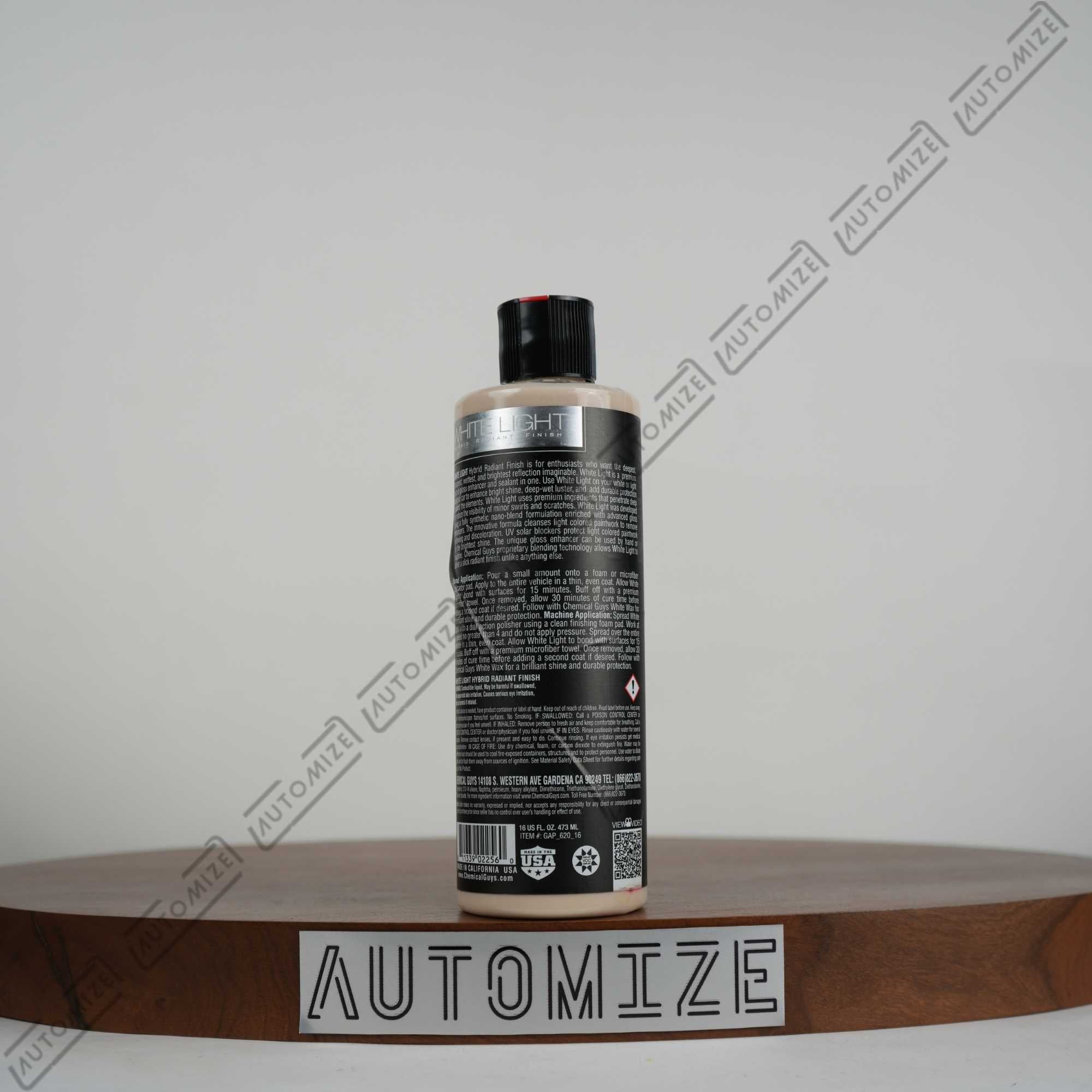 Chemical Guys White Light Hybrid Radiant Finish Gloss Enhancer & Sealant (473ml)