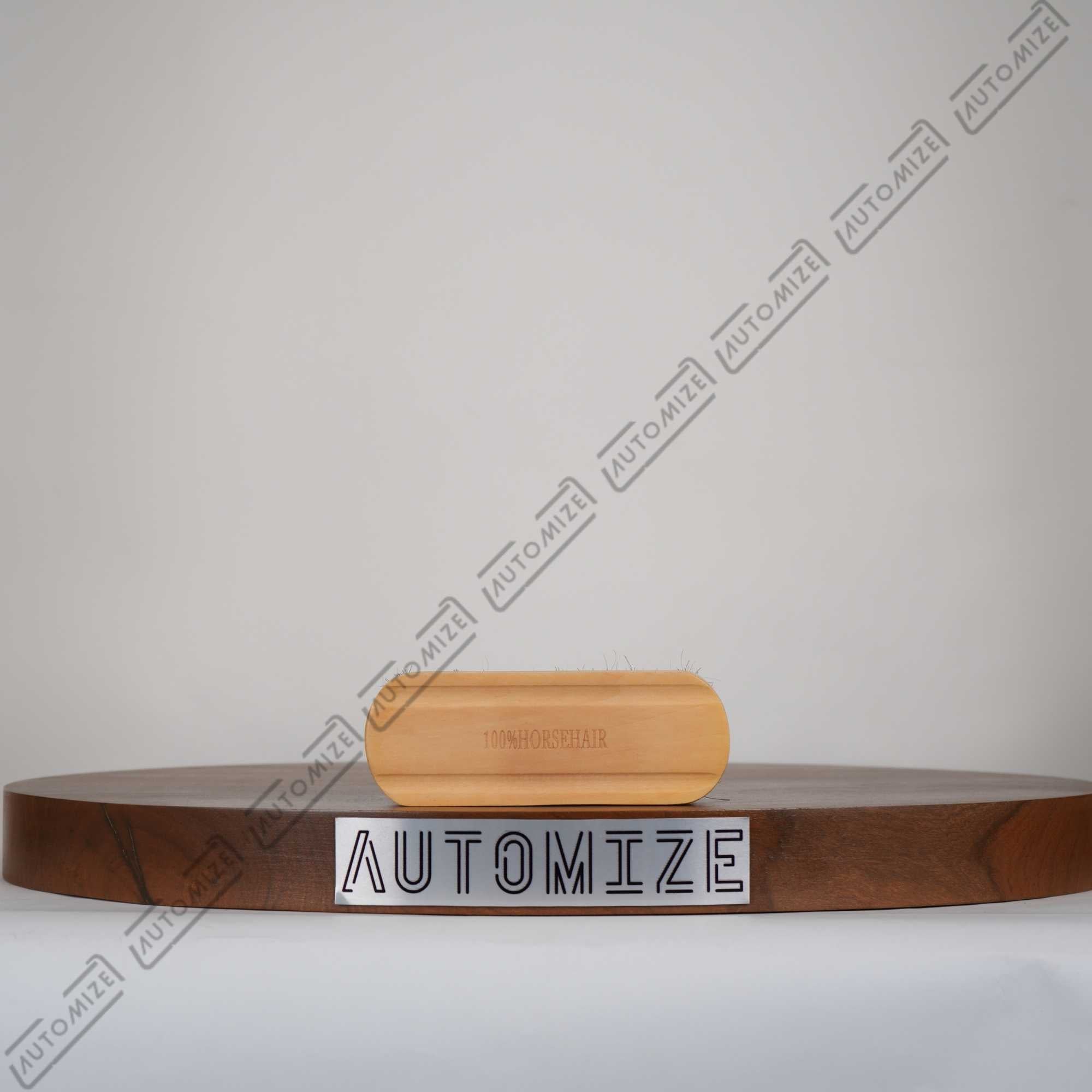 Automize Detailing - 100% Horse Hair Brush for Leather Surfaces