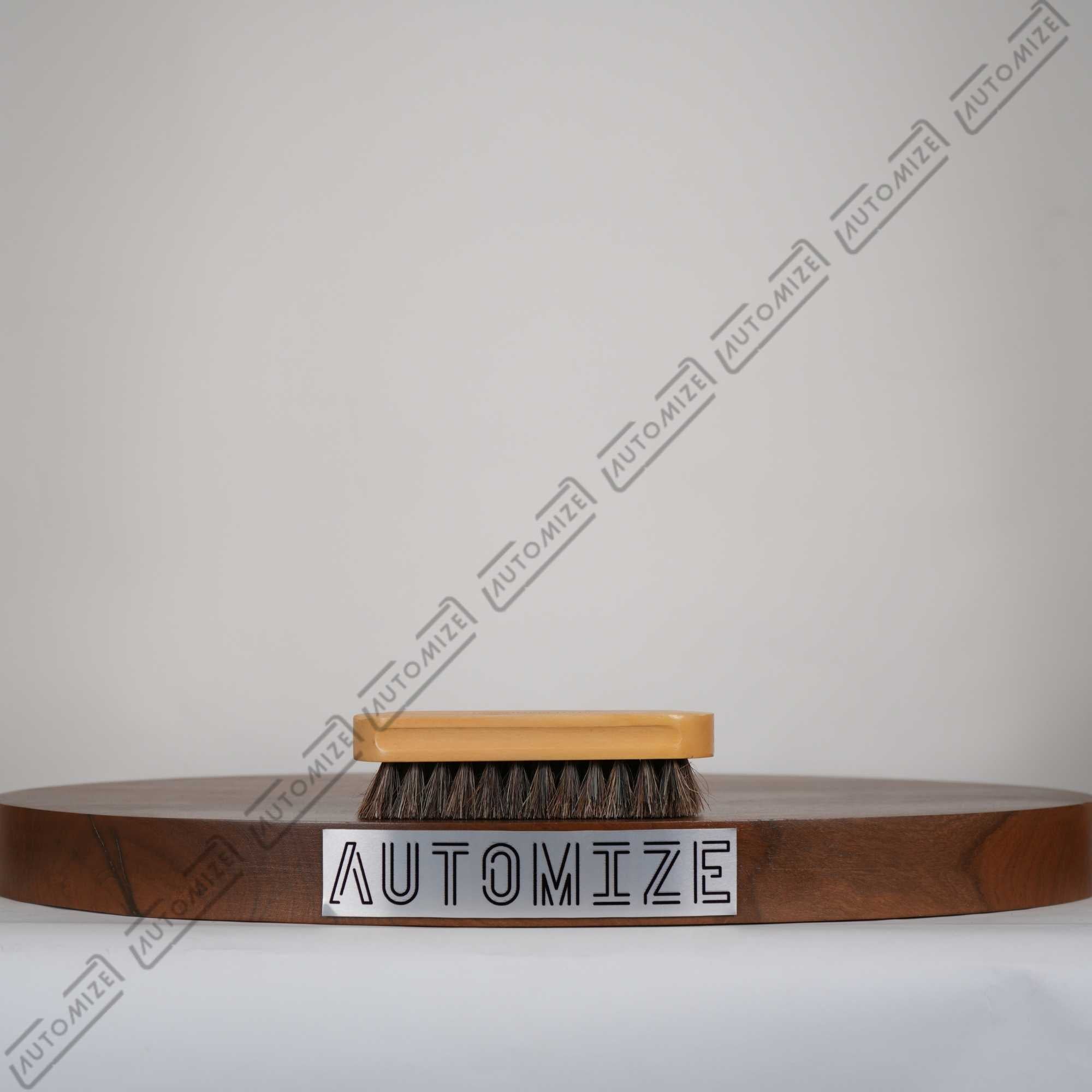 Automize Detailing - 100% Horse Hair Brush for Leather Surfaces