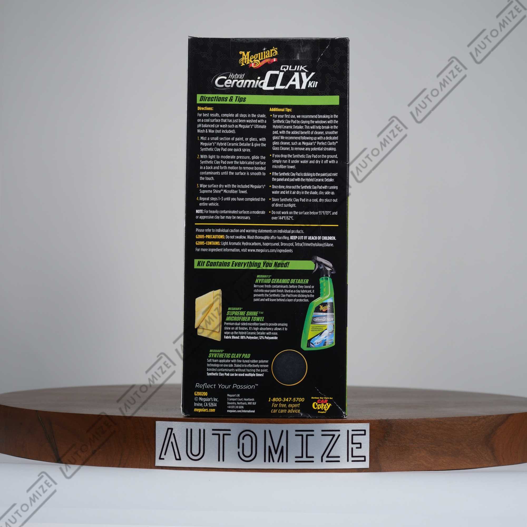 Meguiar's Hybrid Ceramic Quik Clay Kit