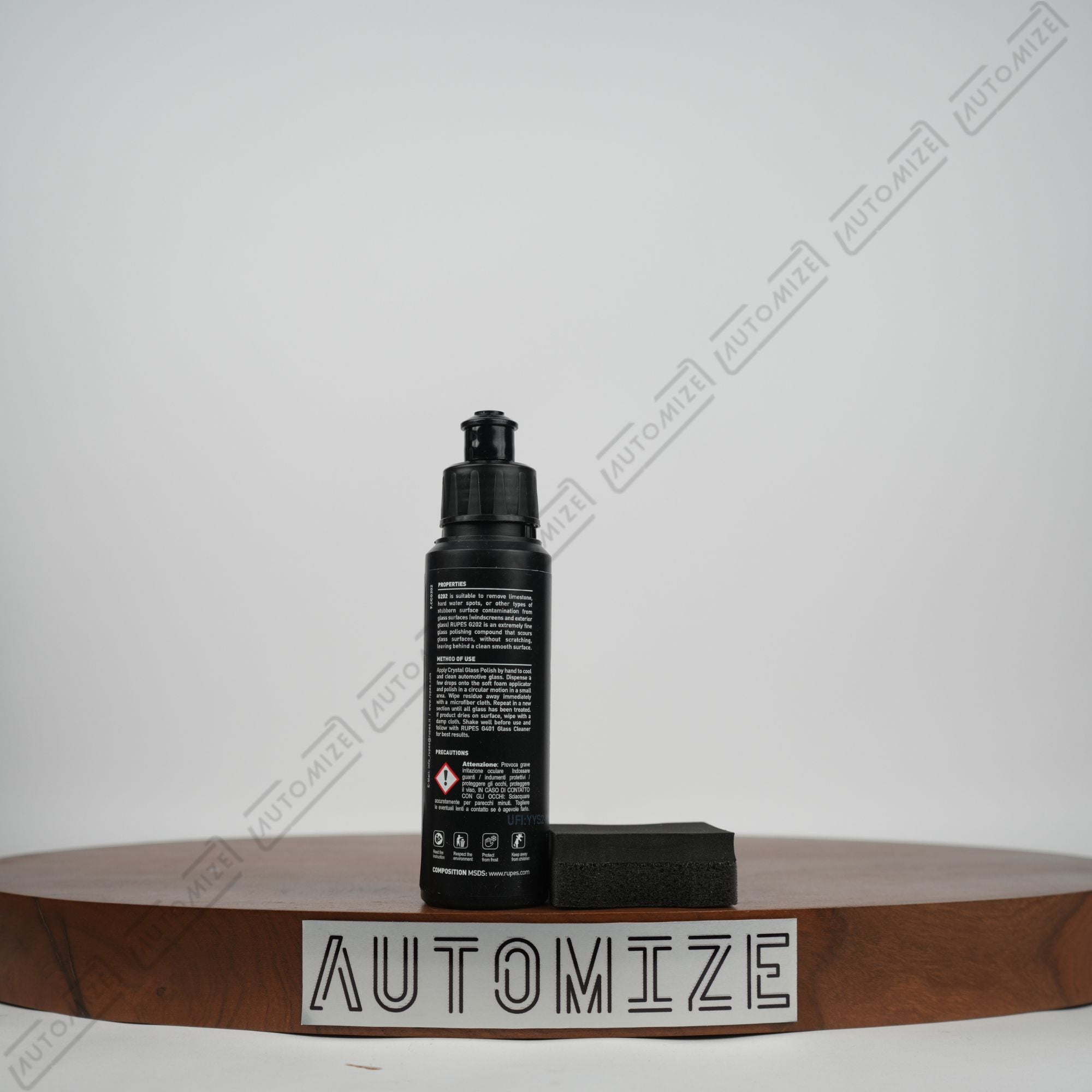 Rupes G202 Crystal Glass Polish w/ Applicator (150ml)