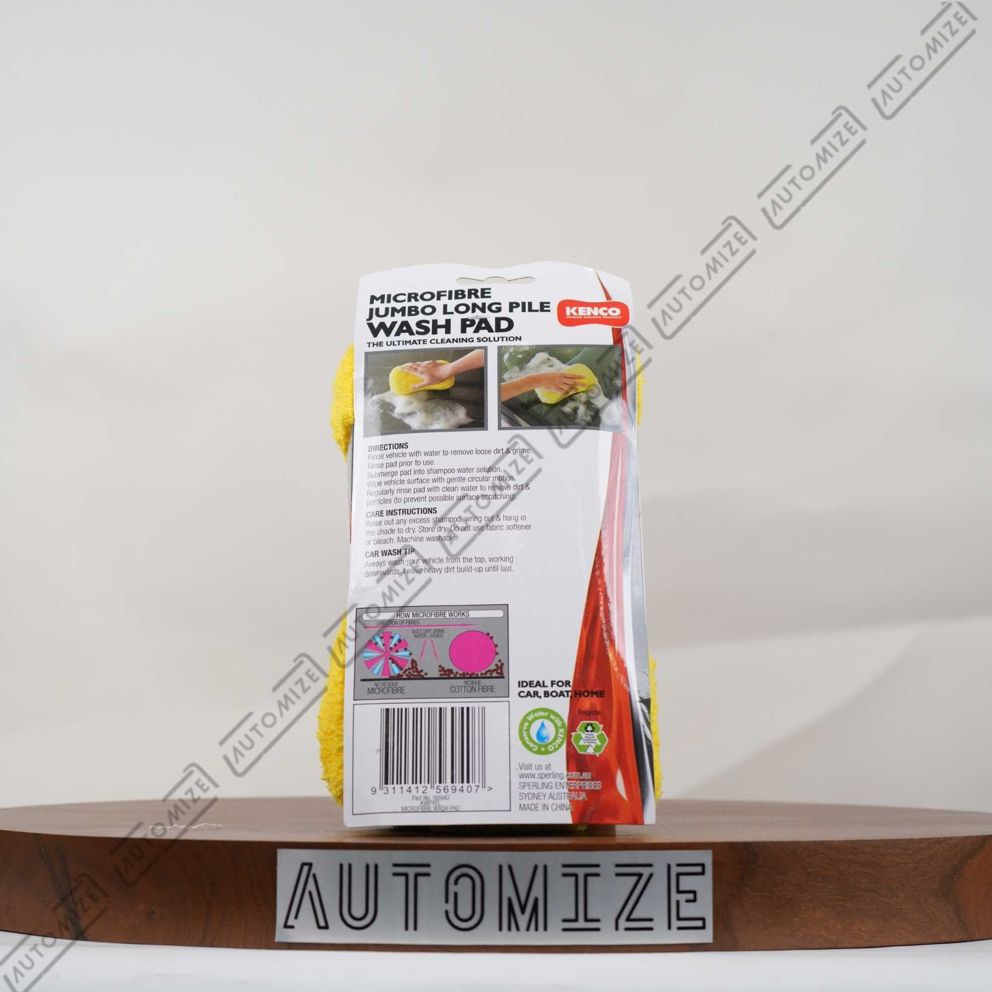 Kenco Microfibre Jumbo Long Pile Wash Pad
