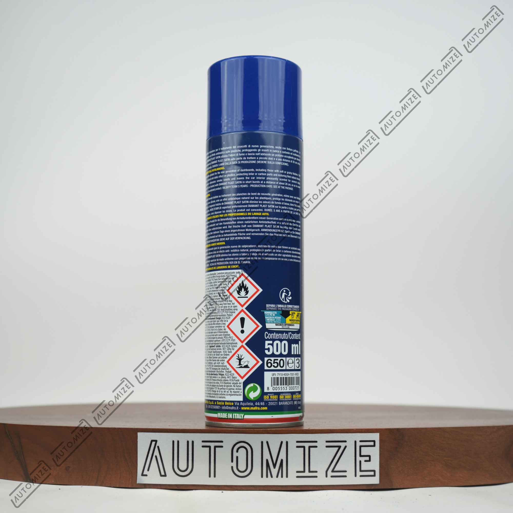 Mafra Diamant Plast Satin Spray for Dashboard (500ml)