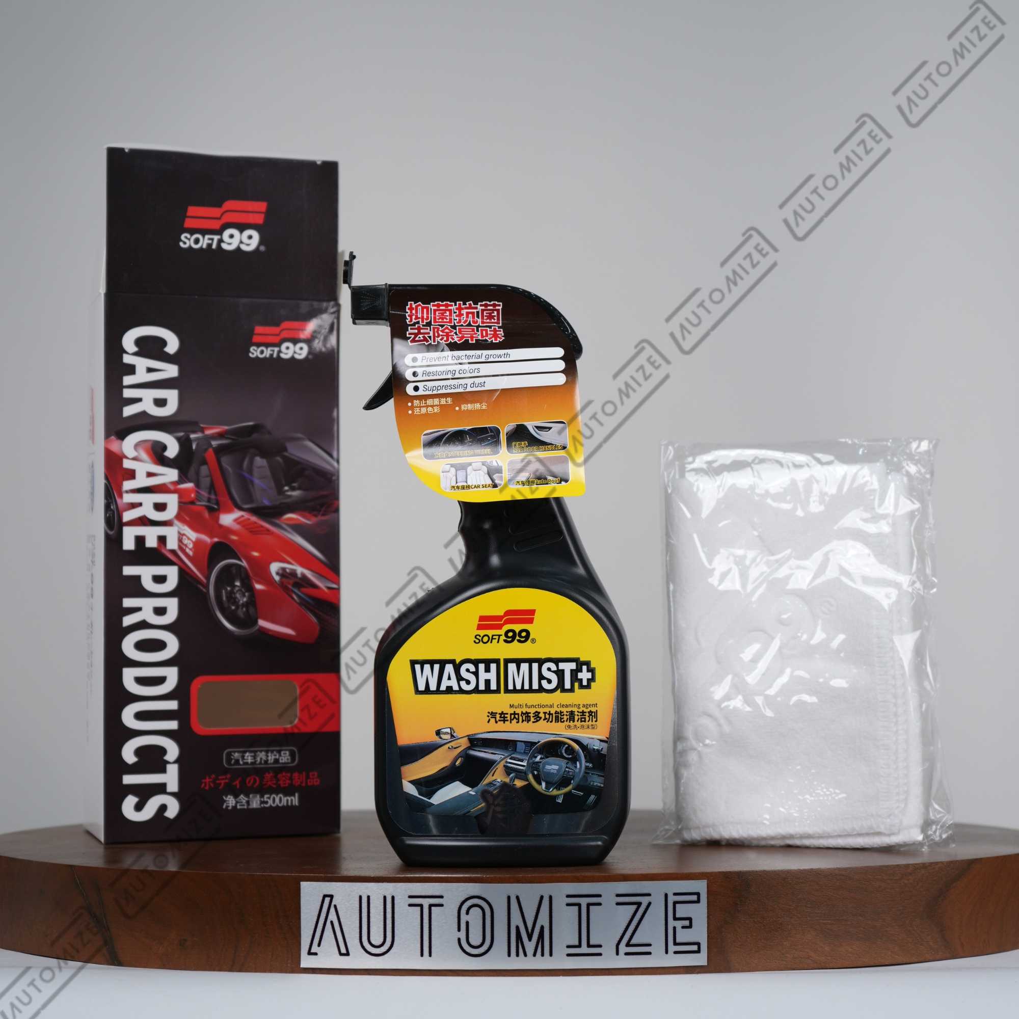 Soft99 Wash Mist + Multipurpose Cleaner Kit (500ml)