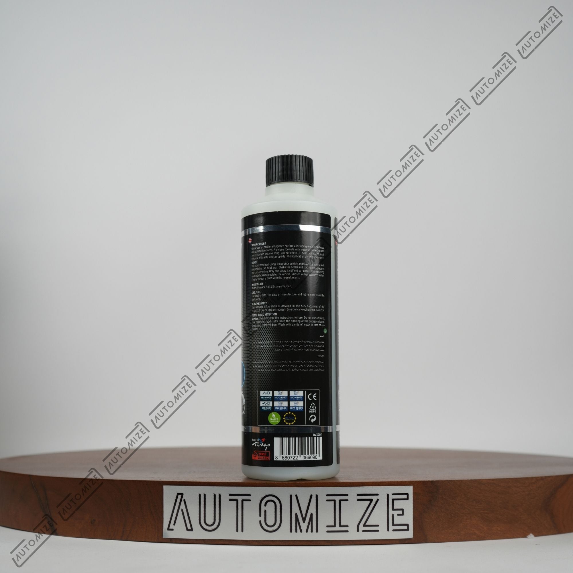 Divortex Quick Wax Wet and Dry Application