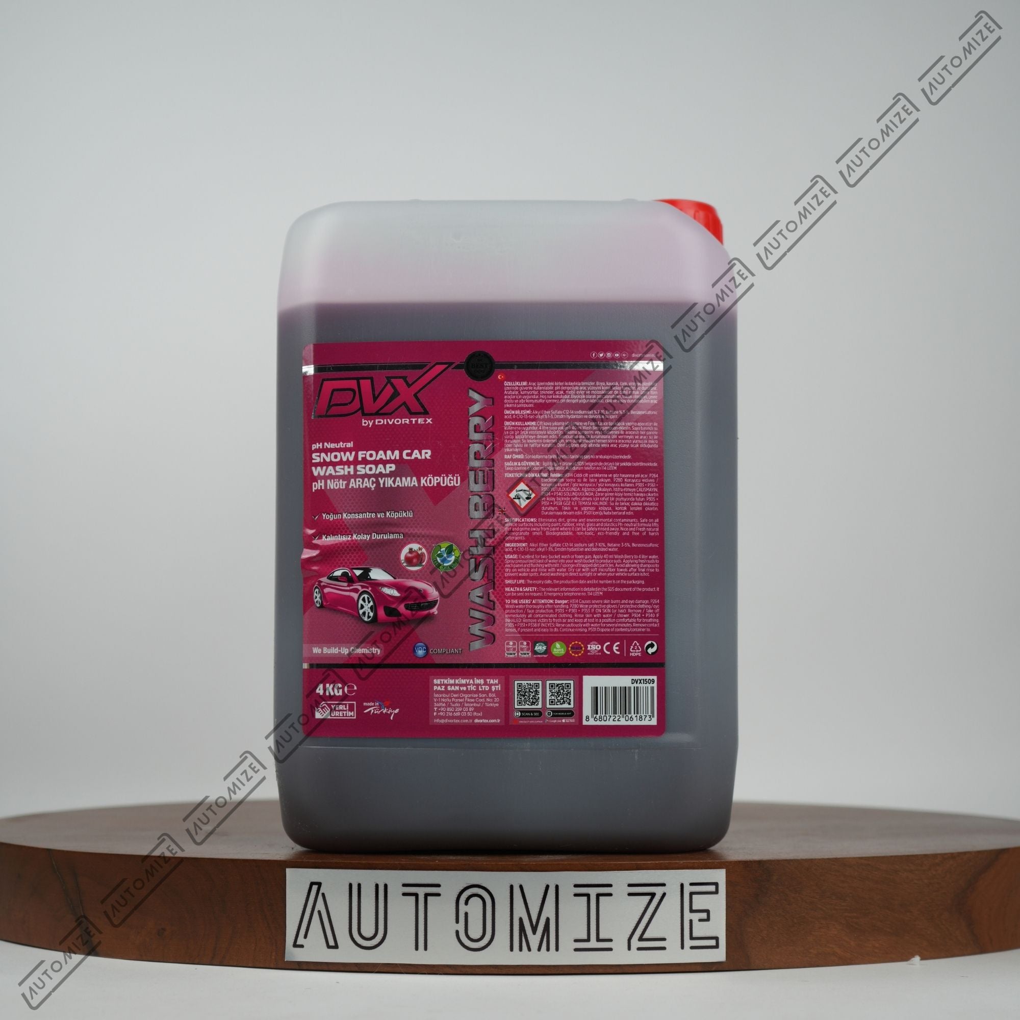 Divortex Wash Berry pH Balanced Car Shampoo