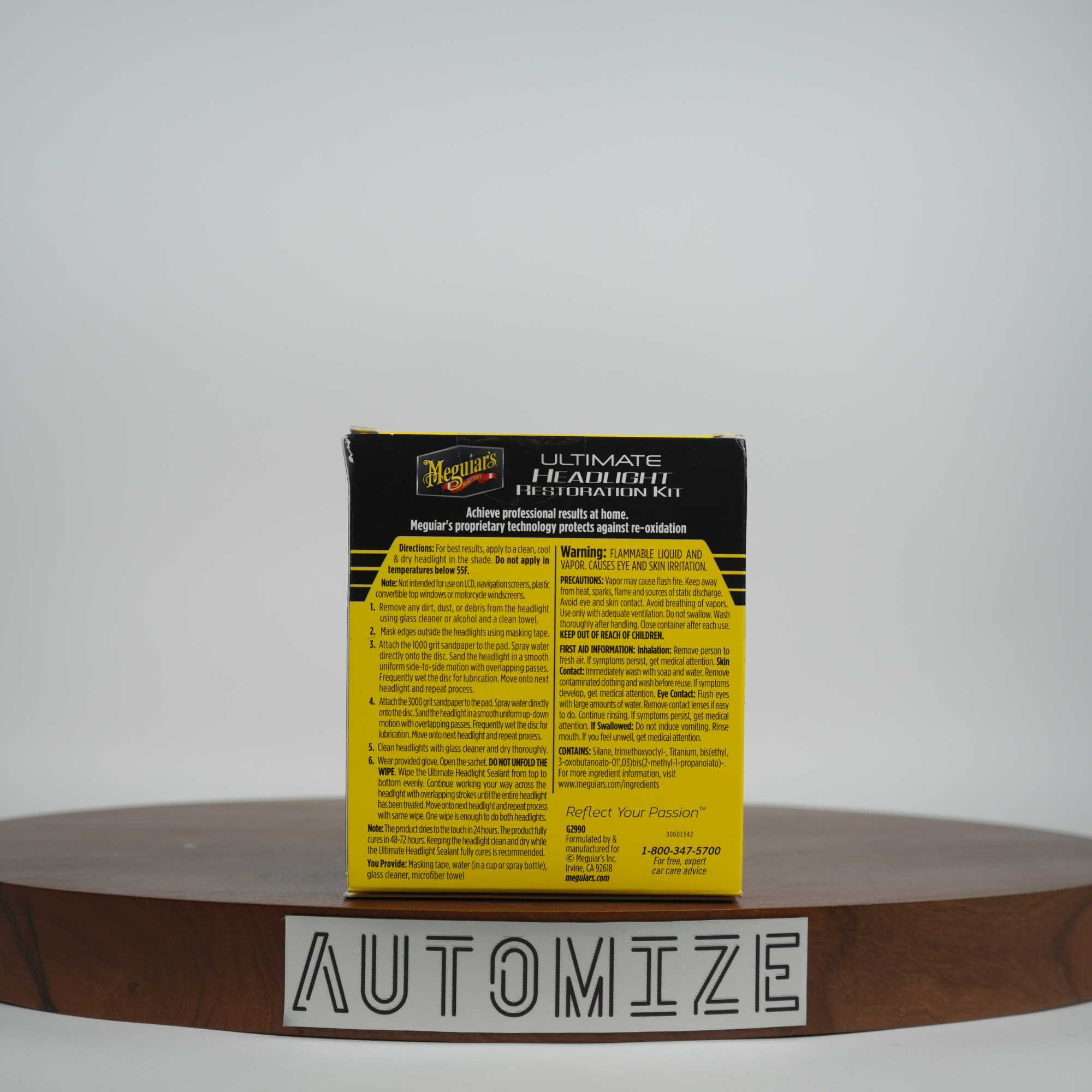 Meguiar's Ultimate Headlight Restoration Kit