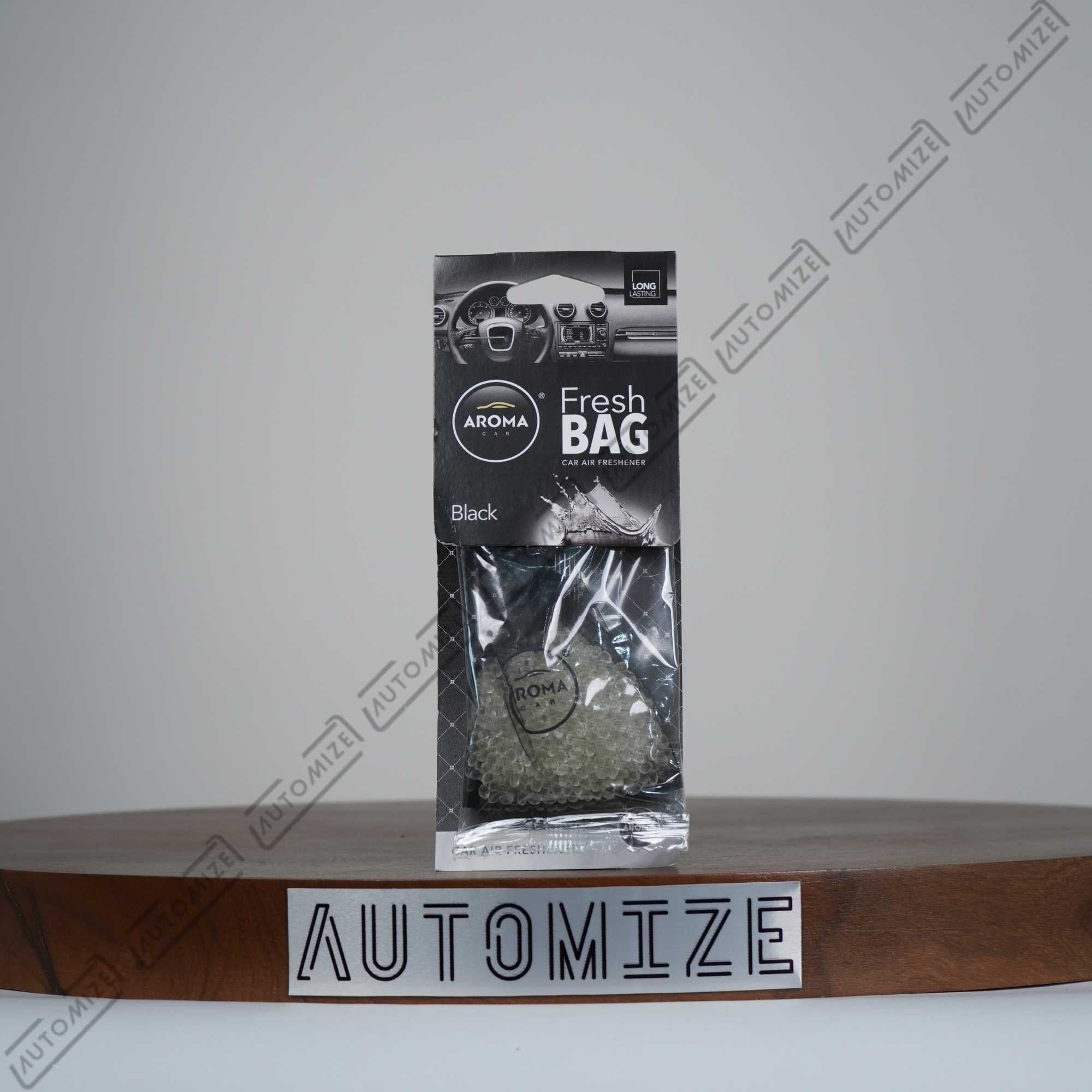 Aroma Car Air Freshener Fresh Bag - Black