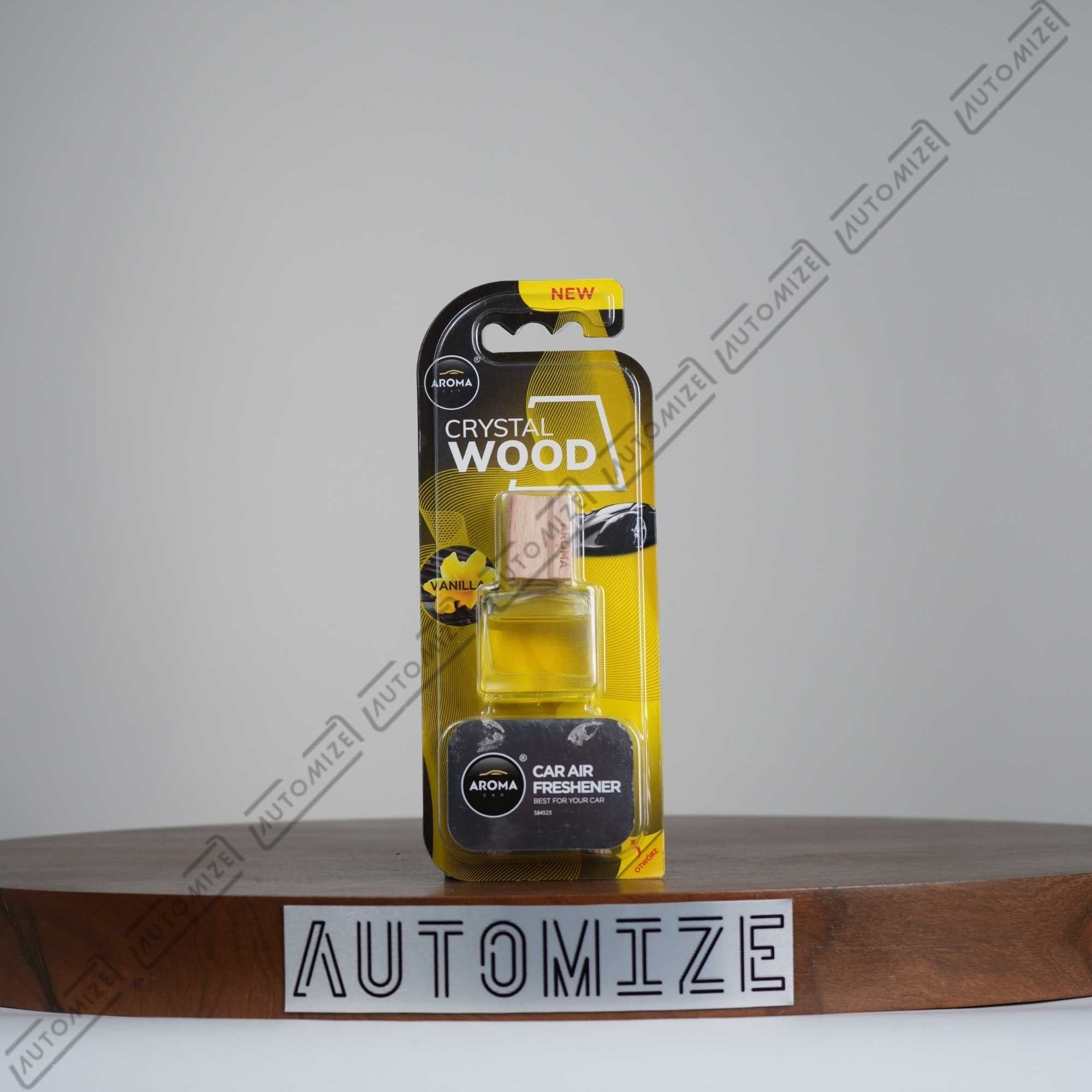 Aroma Crystal Wood Air Freshener - Vanilla