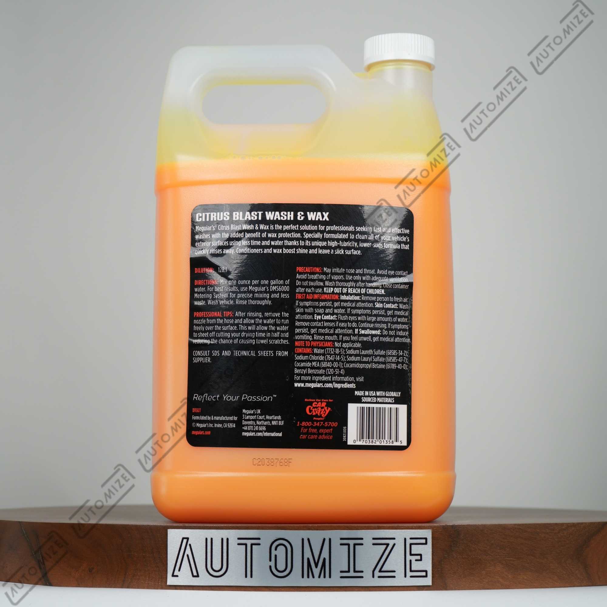 Order Online Meguiar's Citrus Blast Wash and Wax Professional D113 (3.79l) | Automize.pk