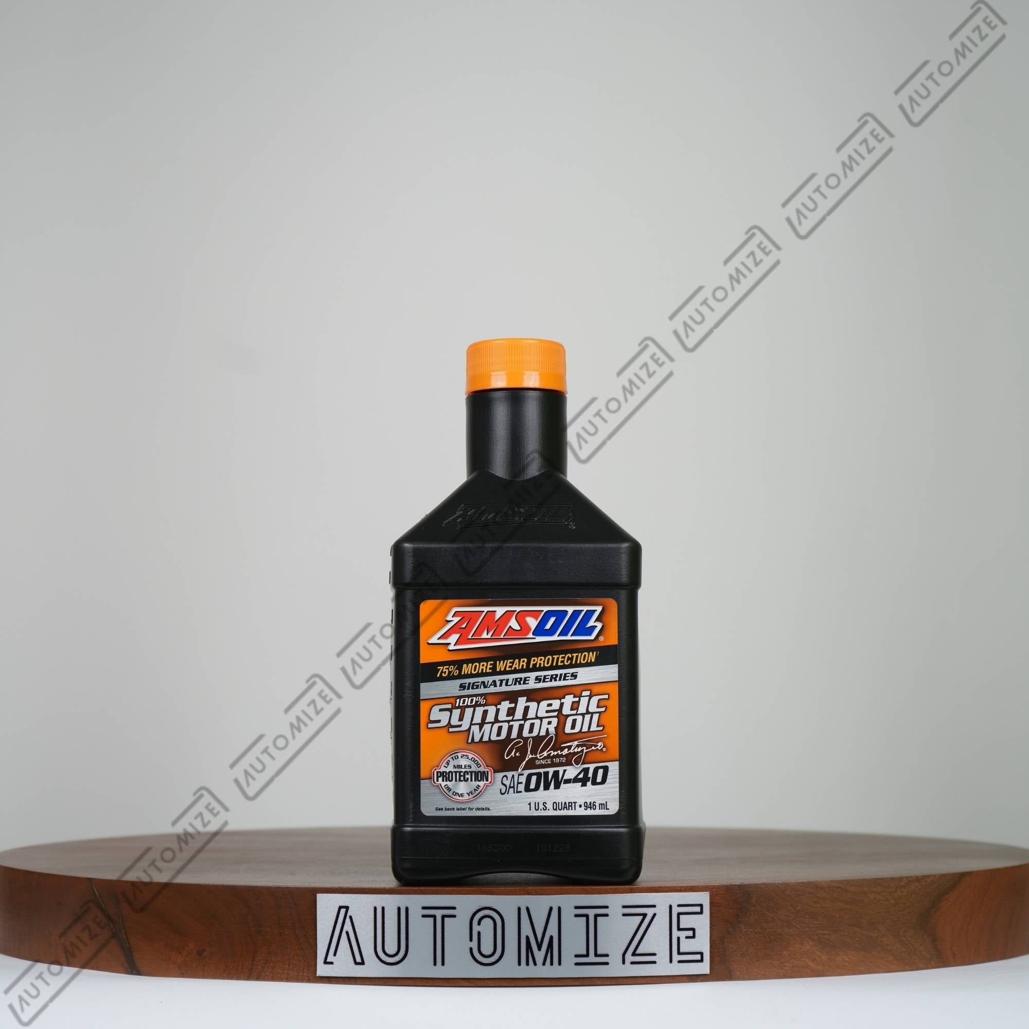 Amsoil 100% Synthetic Motor Oil Signature Series SAE 0W - 40 (946ml) - Automize