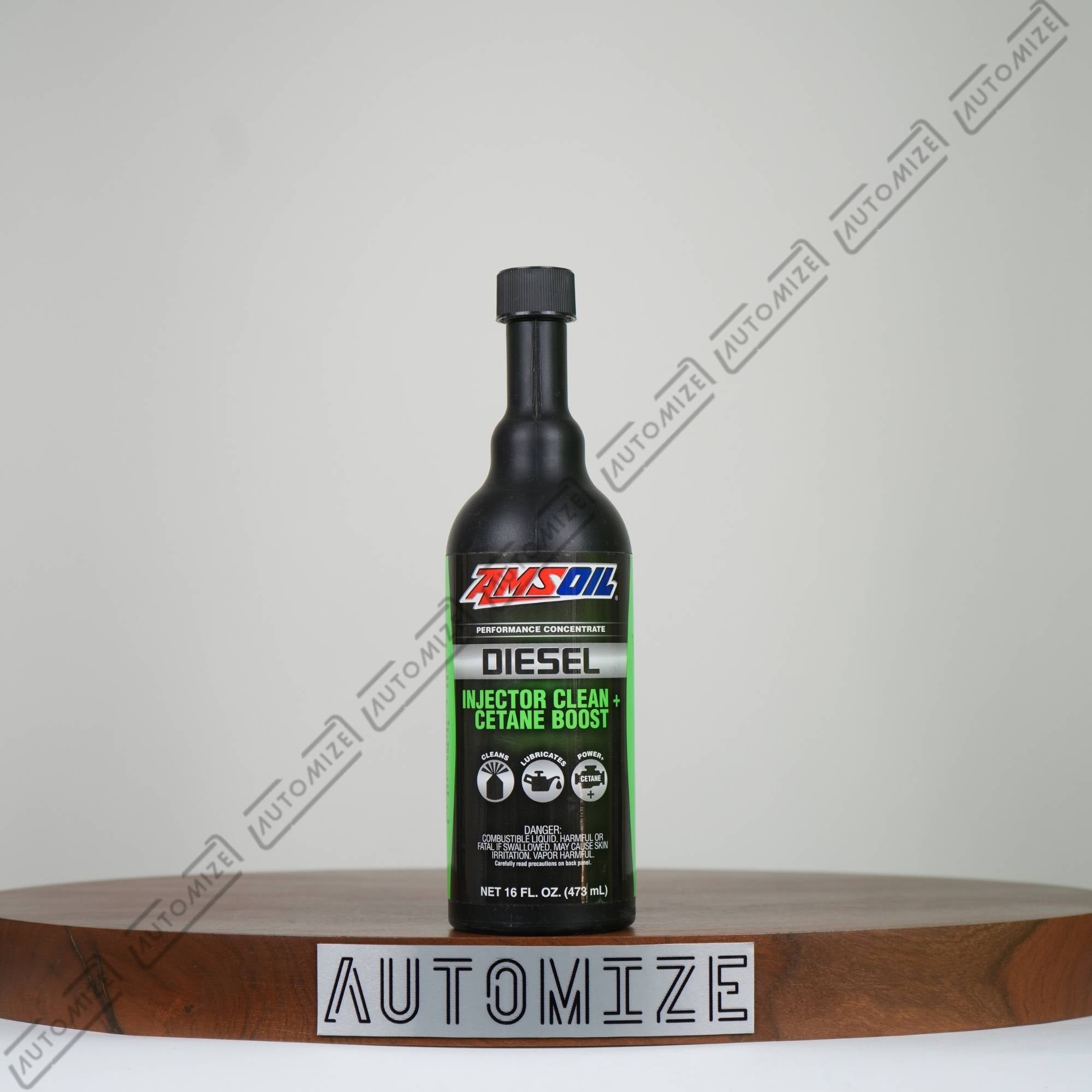 Amsoil Diesel Injector Clean + Cetane Boost (473ml) - Automize
