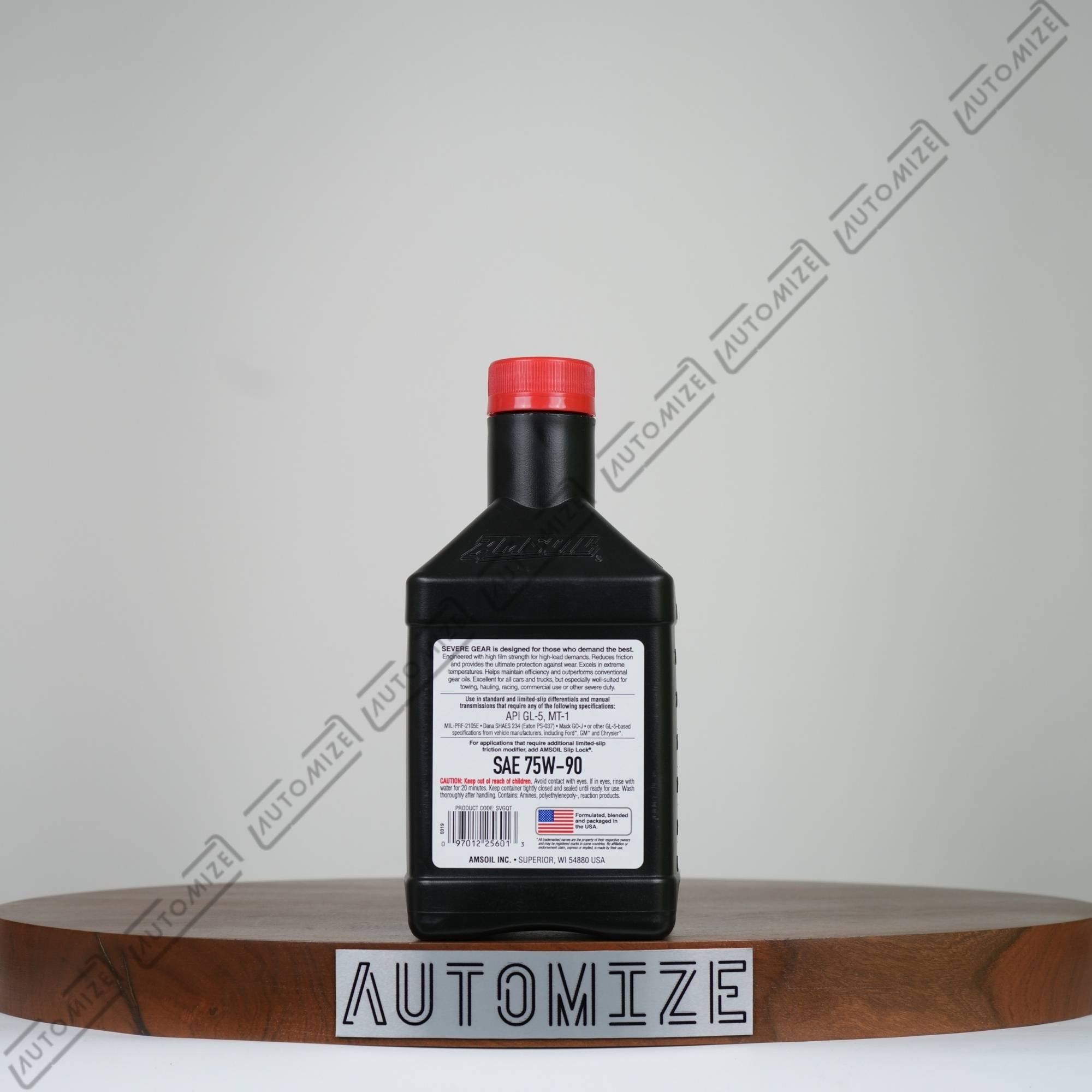 Amsoil Severe Gear 100% Synthetic Gear Lube SAE 75W - 90 (946ml) - Automize
